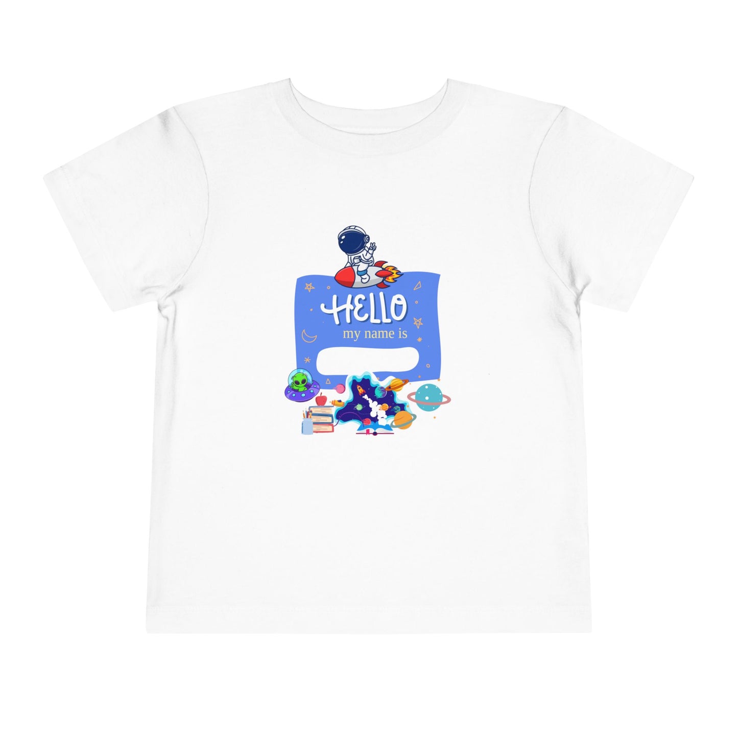 Personalized Toddler Tee with 'Hello My Name Is' Design, Kids Birthday Gift, Nursery Clothing, Playtime Shirt, Fun Kids Apparel