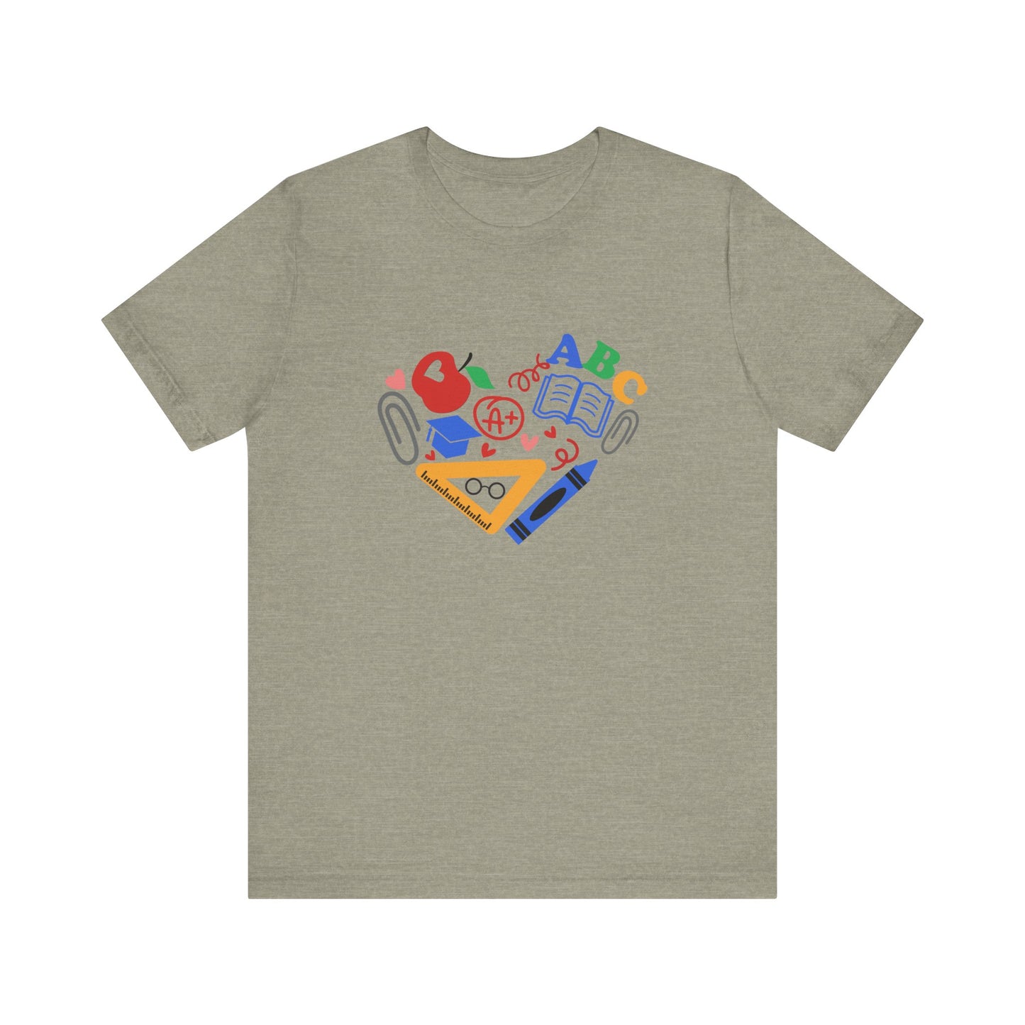 Back to School Heart Tee