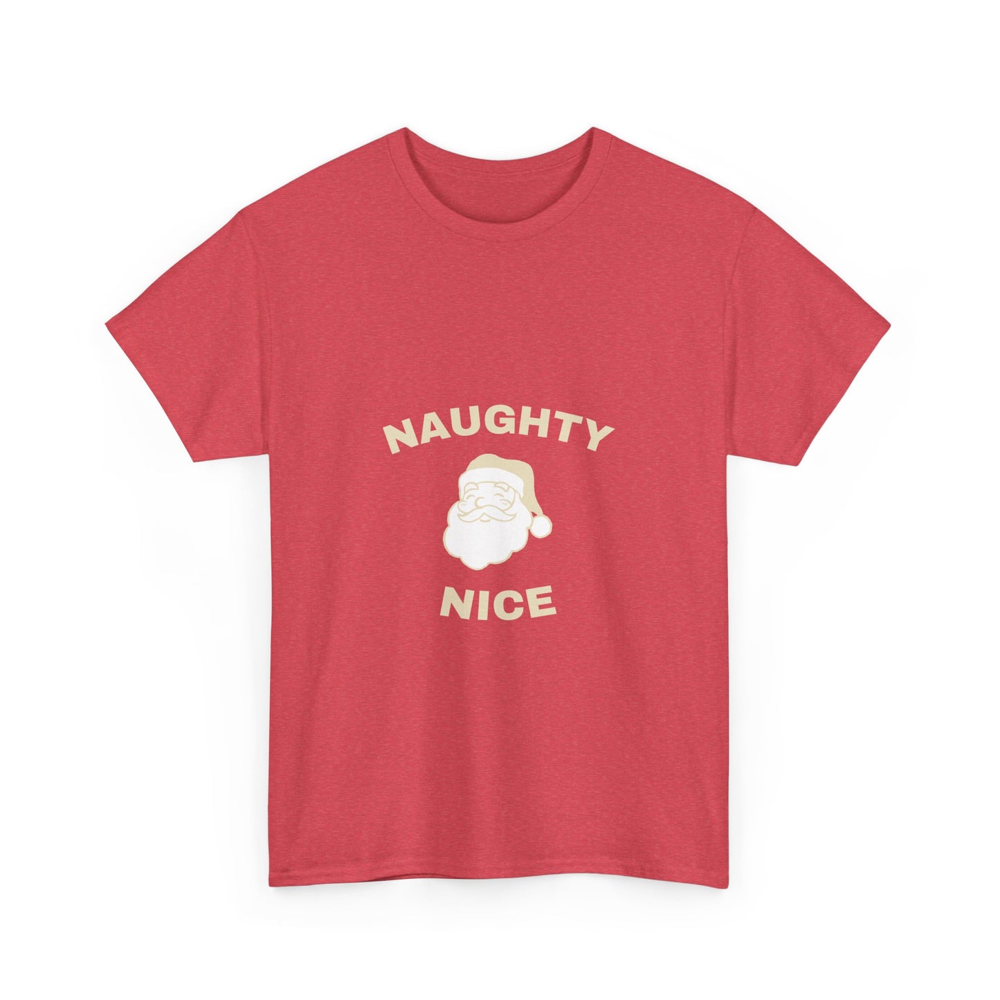 Naughty or Nice Holiday Tee | Unisex Cotton T-Shirt, Christmas Gift, Humor Top, Festive Apparel, Winter Wardrobe