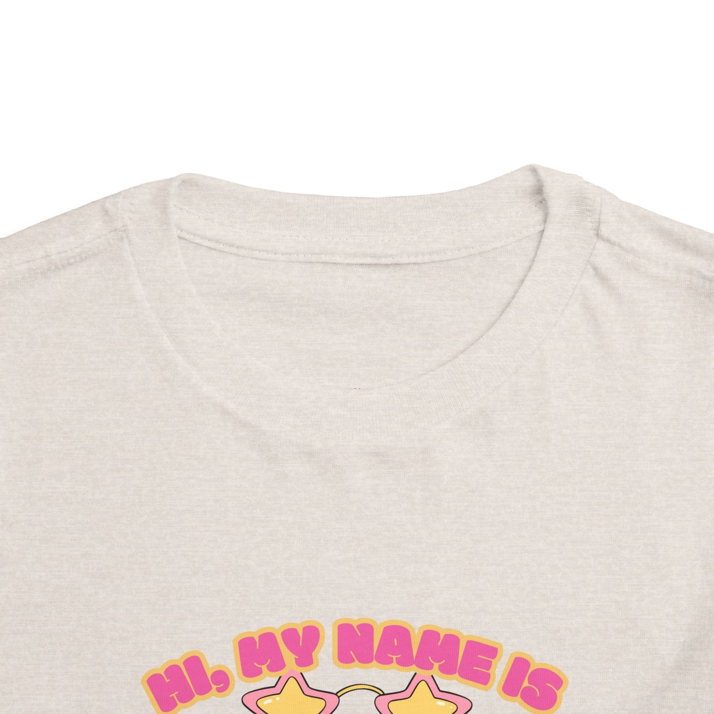 Back to School 'Hi, My Name Is' Design, Personalized Kids Shirt, Summer Playwear, Birthday Gift, Cute Toddler Outfit