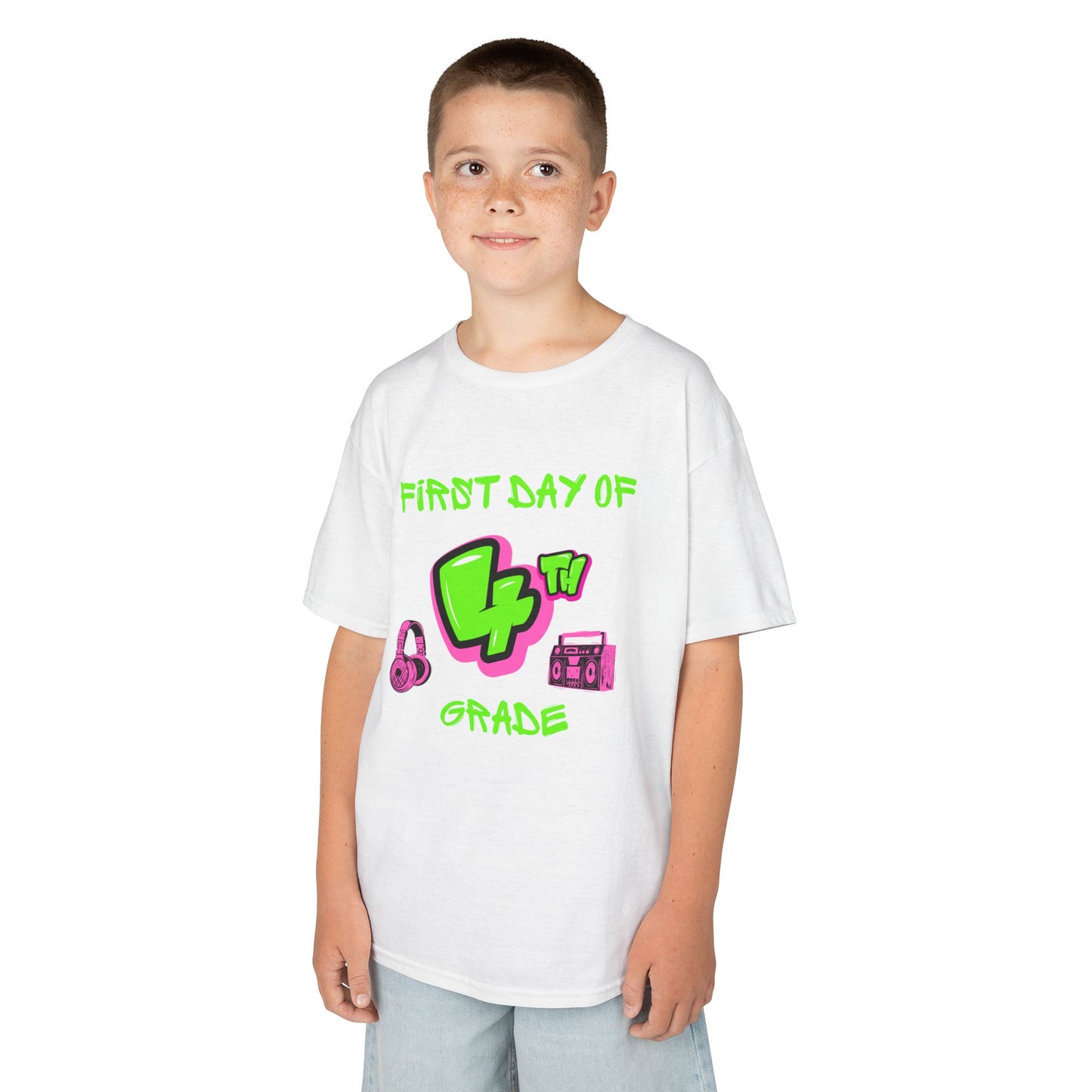 Kids First Day of Grade Tee, Fun School Shirt, Back to School, Kids Graphic Tee, Youth Cotton Tee, Colorful Kids Apparel