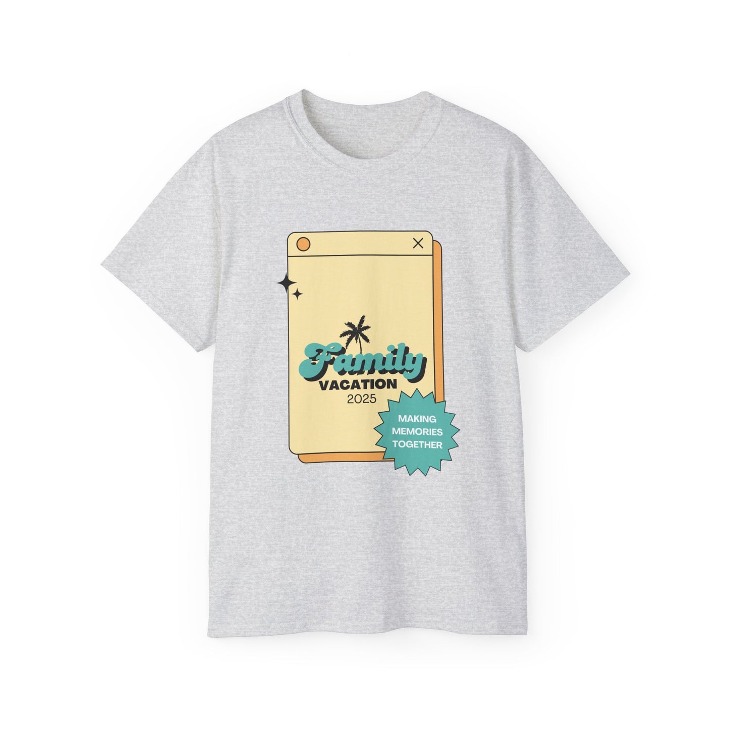 Family Vacation 2025 Unisex Ultra Cotton Tee, Vacation Shirt, Family Reunion Tee, Summer T-Shirt, Travel Keepsake