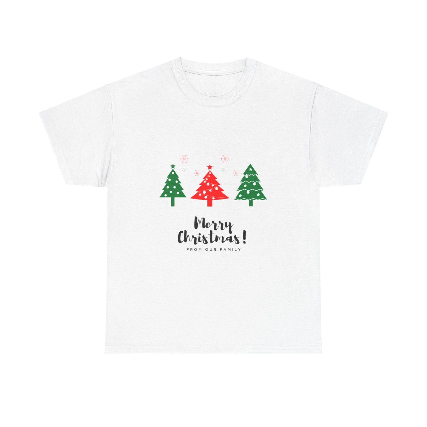 Merry Christmas Unisex Cotton Tee, Holiday Shirt, Christmas Gift, Festive Apparel, Winter Wear, Family Reunion Shirt