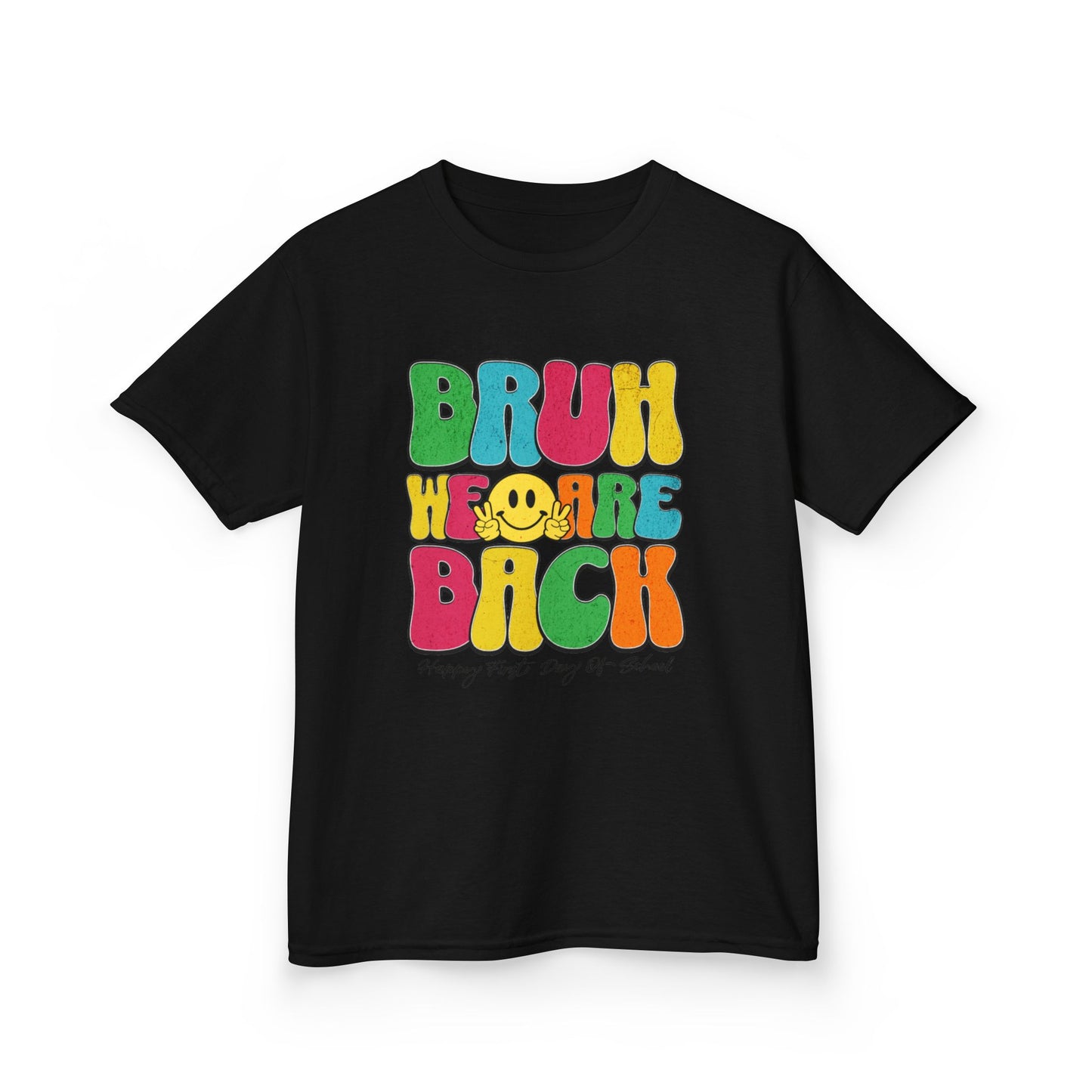 Kids Back to School Tee with Fun 'Bruh' Design - Perfect for Playdates, Birthdays, Everyday Wear, Spring Celebrations, Summer Fun, Casual Outings