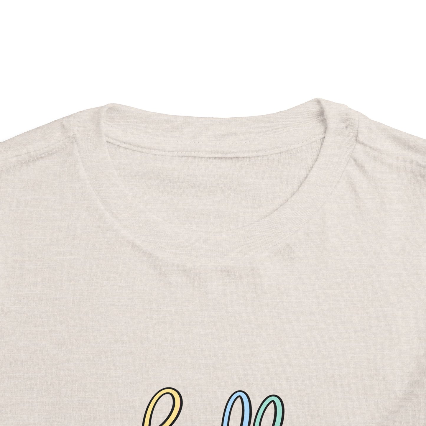 Hello Apple Toddler Tee, Cute Kids T-Shirt, Summer Outfit, Birthday Gift, Fun Playwear, Toddler Apparel