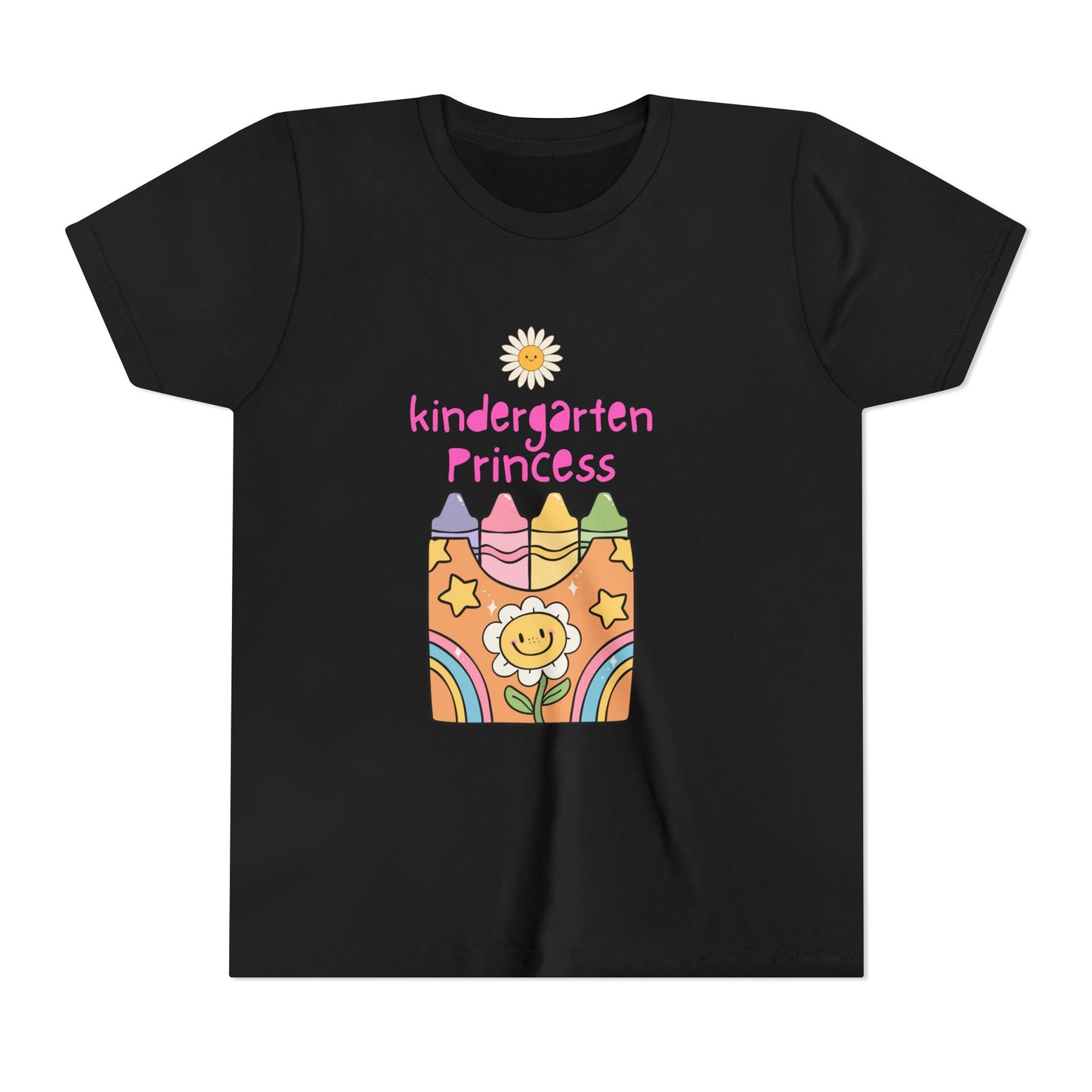 Kindergarten Princess Tee, Cute Youth T-Shirt, Back to School Outfit, Birthday Gift, Classroom Fun
