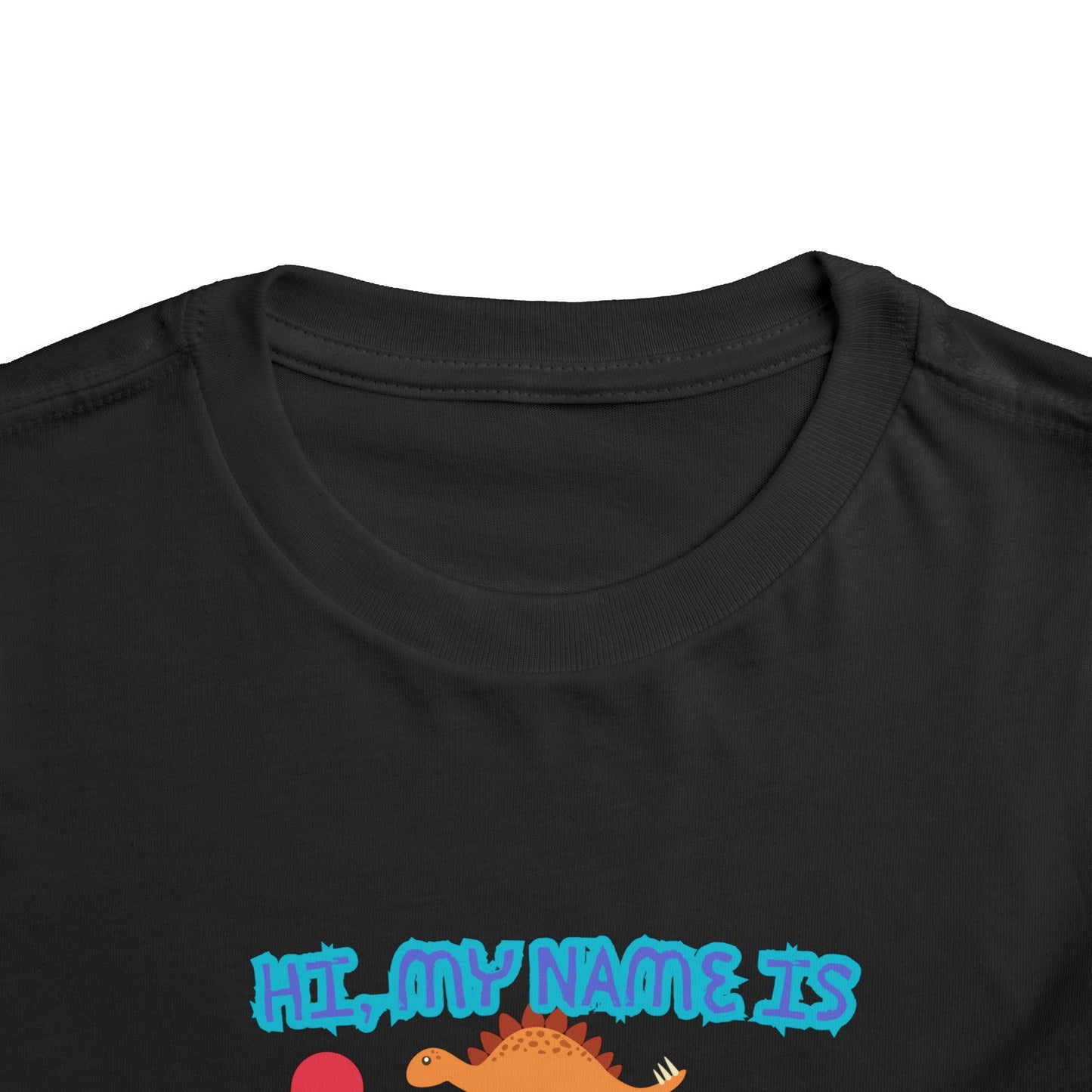 Dinosaur Back to School Toddler Tee, Kids Name Shirt, Birthday Gift, Toddler T-Shirt, Cute Dino Apparel