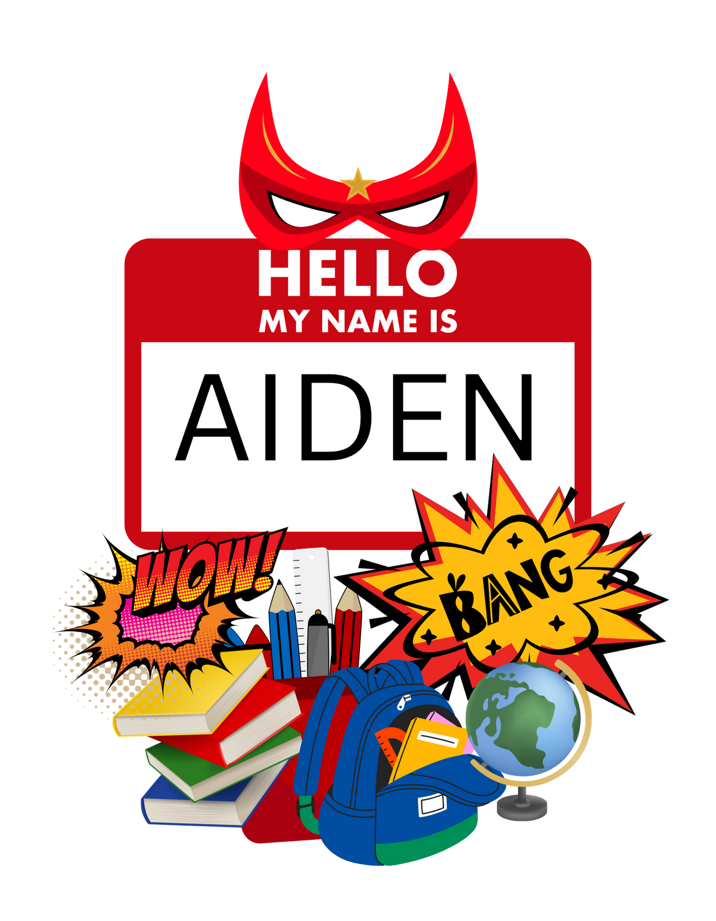 Superhero Toddler Tee - Personalize with Name, Child's Birthday Gift, Fun Party Outfit, Everyday Wear, Kids' Costume