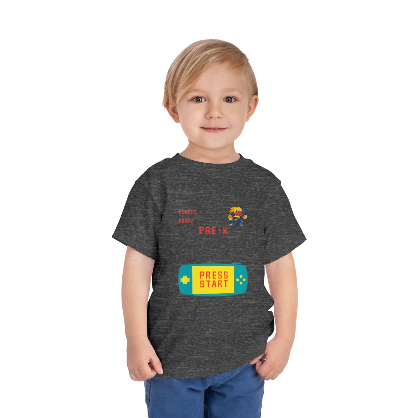 Toddler Gamer Tee, Fun Pre-K Shirt, Playful Toddler Apparel, Kids Game Day Top, Birthday Gift for Little Gamers