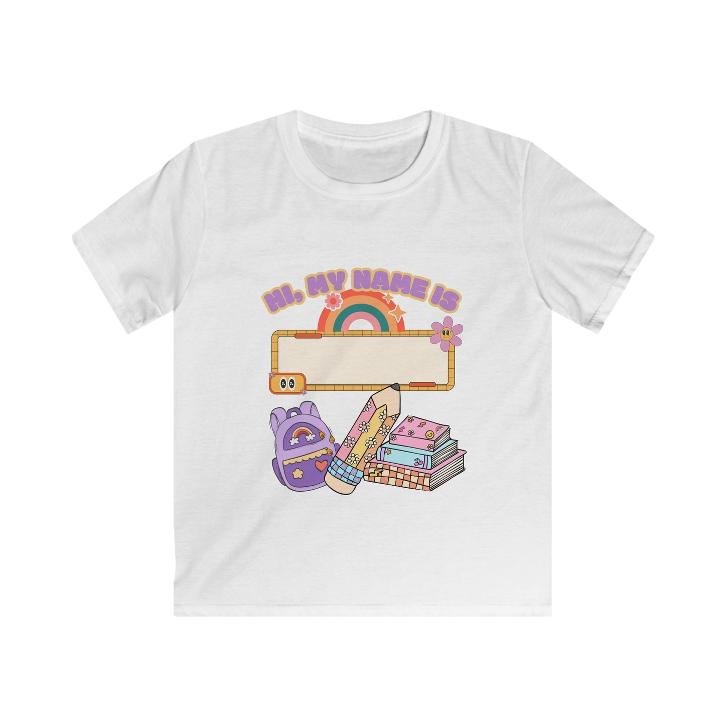 Custom Back to School Tee, Fun Kids T-Shirt, Back to School Outfit, Cute Graphic Tee, Personalized Name Shirt, Children's Gift Idea