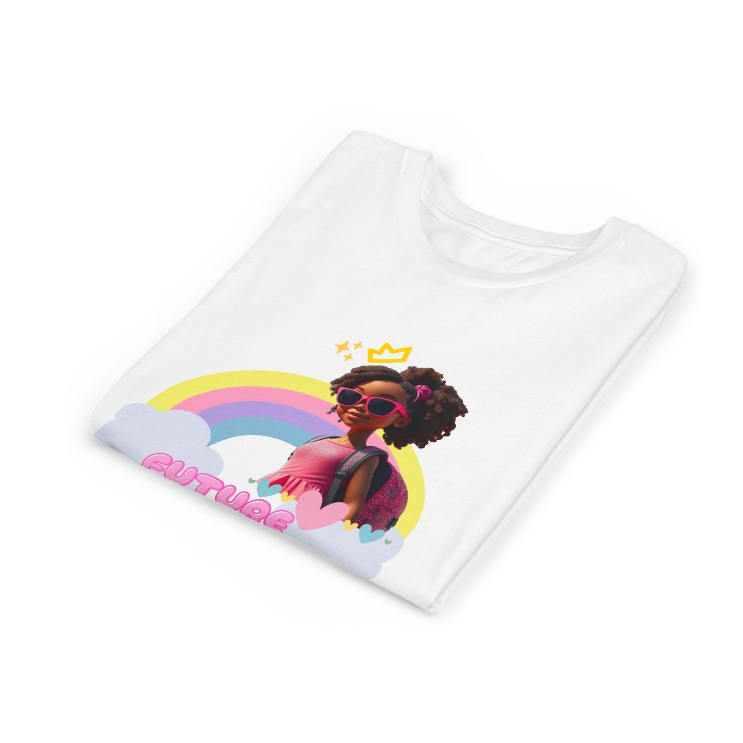 Future YouTuber Graphic Shirt, Cute Kids Tee, Birthday Gift, Rainbow Design, Fun Everyday Wear