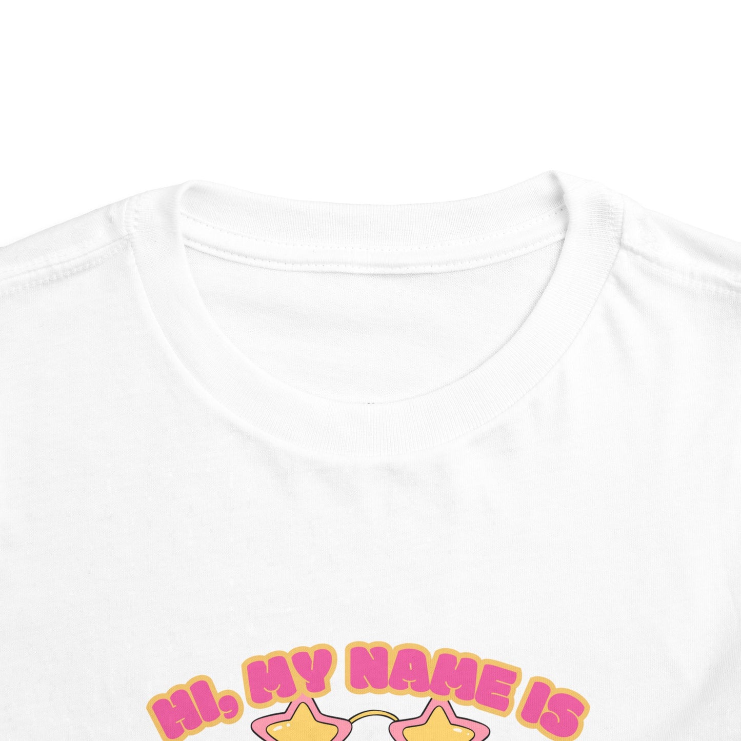 Back to School 'Hi, My Name Is' Design, Personalized Kids Shirt, Summer Playwear, Birthday Gift, Cute Toddler Outfit