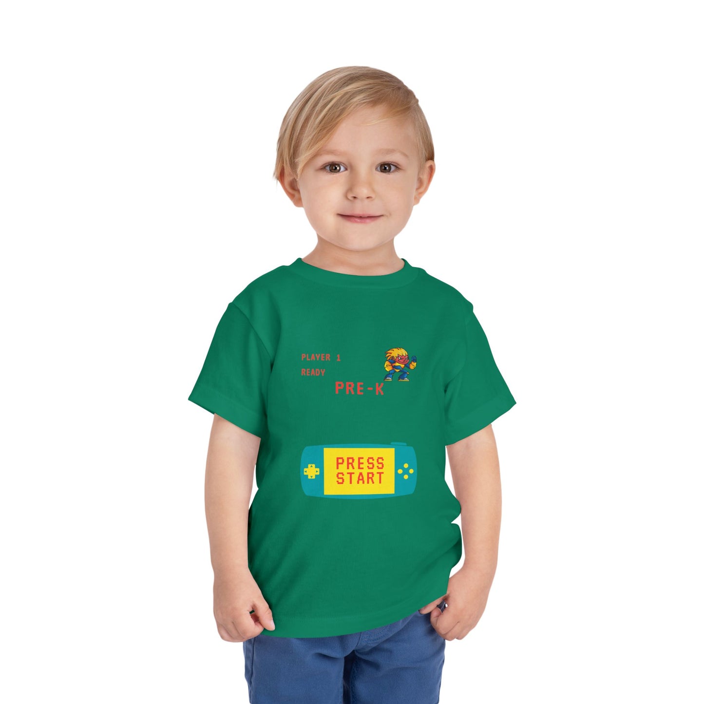 Toddler Gamer Tee, Fun Pre-K Shirt, Playful Toddler Apparel, Kids Game Day Top, Birthday Gift for Little Gamers