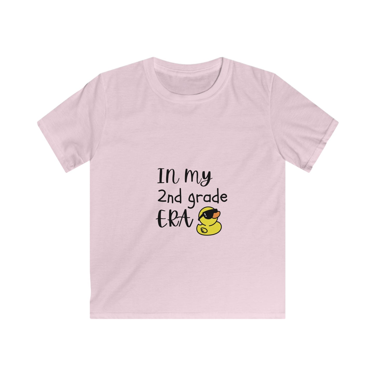 2nd Grade Era Kids Tee - Adorable Cotton Shirt for School, Birthdays, Gifts, Kids Apparel, Cartoon Print T-Shirt