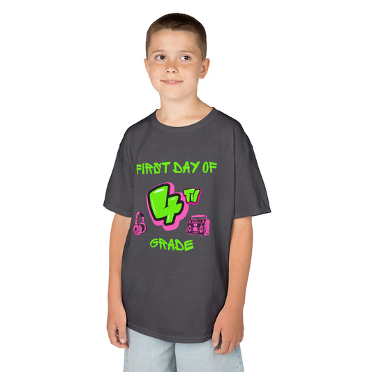 Kids First Day of Grade Tee, Fun School Shirt, Back to School, Kids Graphic Tee, Youth Cotton Tee, Colorful Kids Apparel