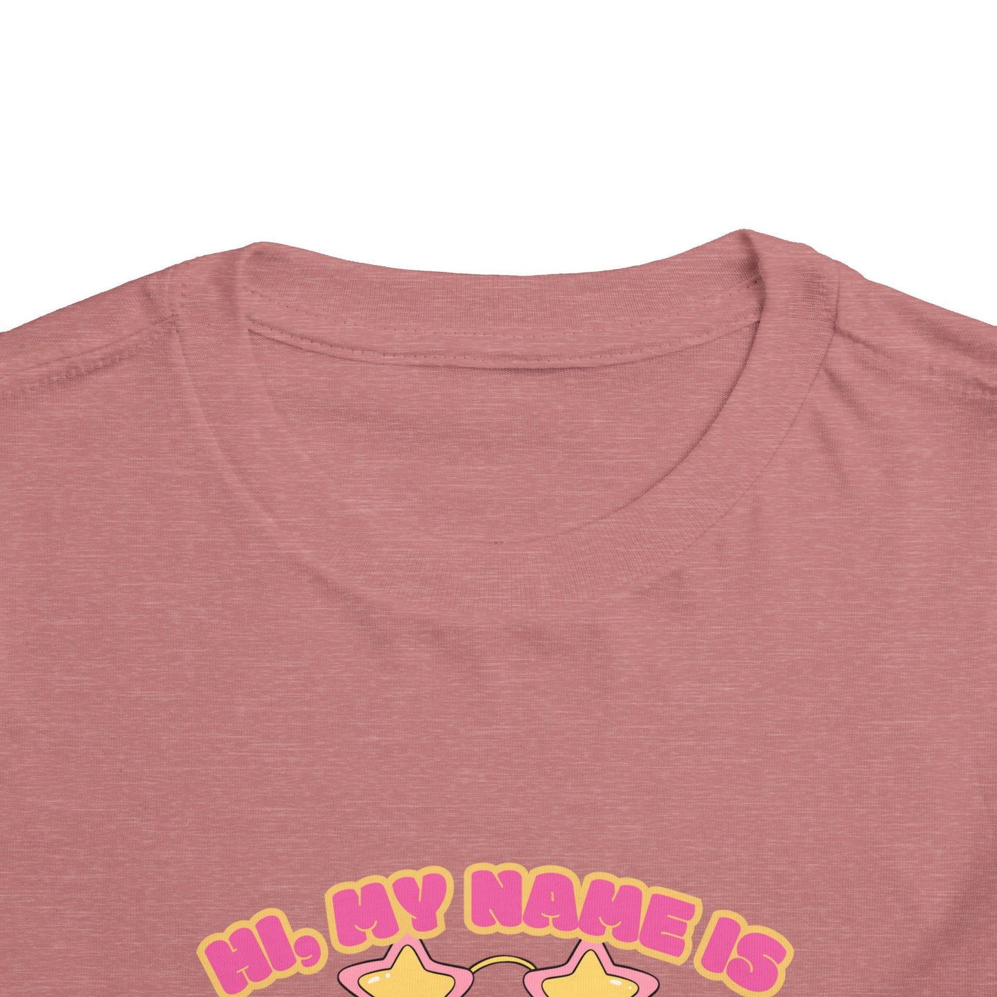 Back to School 'Hi, My Name Is' Design, Personalized Kids Shirt, Summer Playwear, Birthday Gift, Cute Toddler Outfit