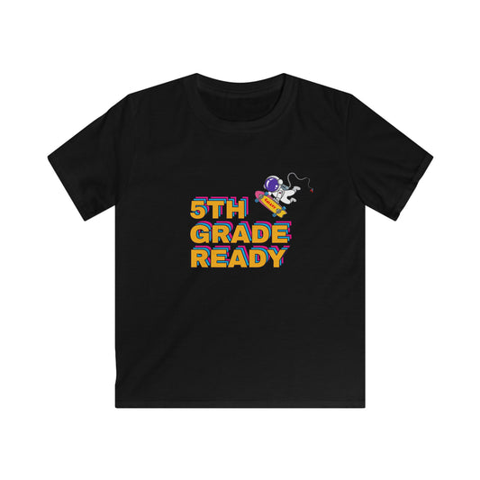 5th Grade Ready Kids Tee, Back to School Shirt