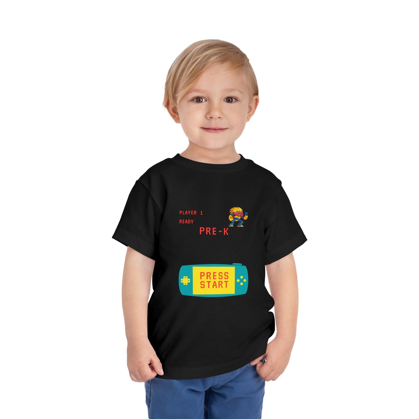 Toddler Gamer Tee, Fun Pre-K Shirt, Playful Toddler Apparel, Kids Game Day Top, Birthday Gift for Little Gamers