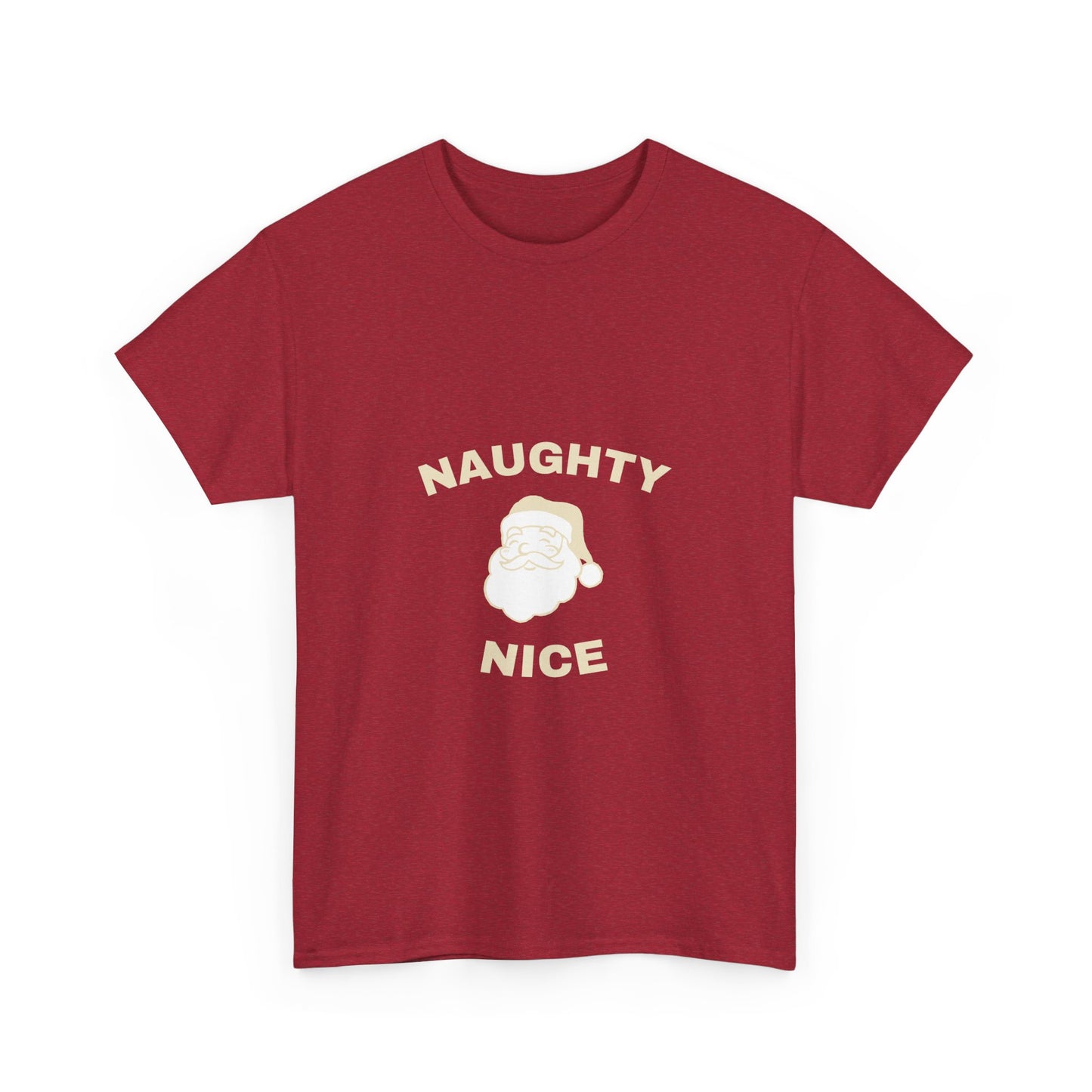 Naughty or Nice Holiday Tee | Unisex Cotton T-Shirt, Christmas Gift, Humor Top, Festive Apparel, Winter Wardrobe