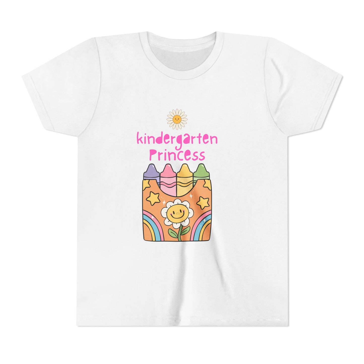 Kindergarten Princess Tee, Cute Youth T-Shirt, Back to School Outfit, Birthday Gift, Classroom Fun