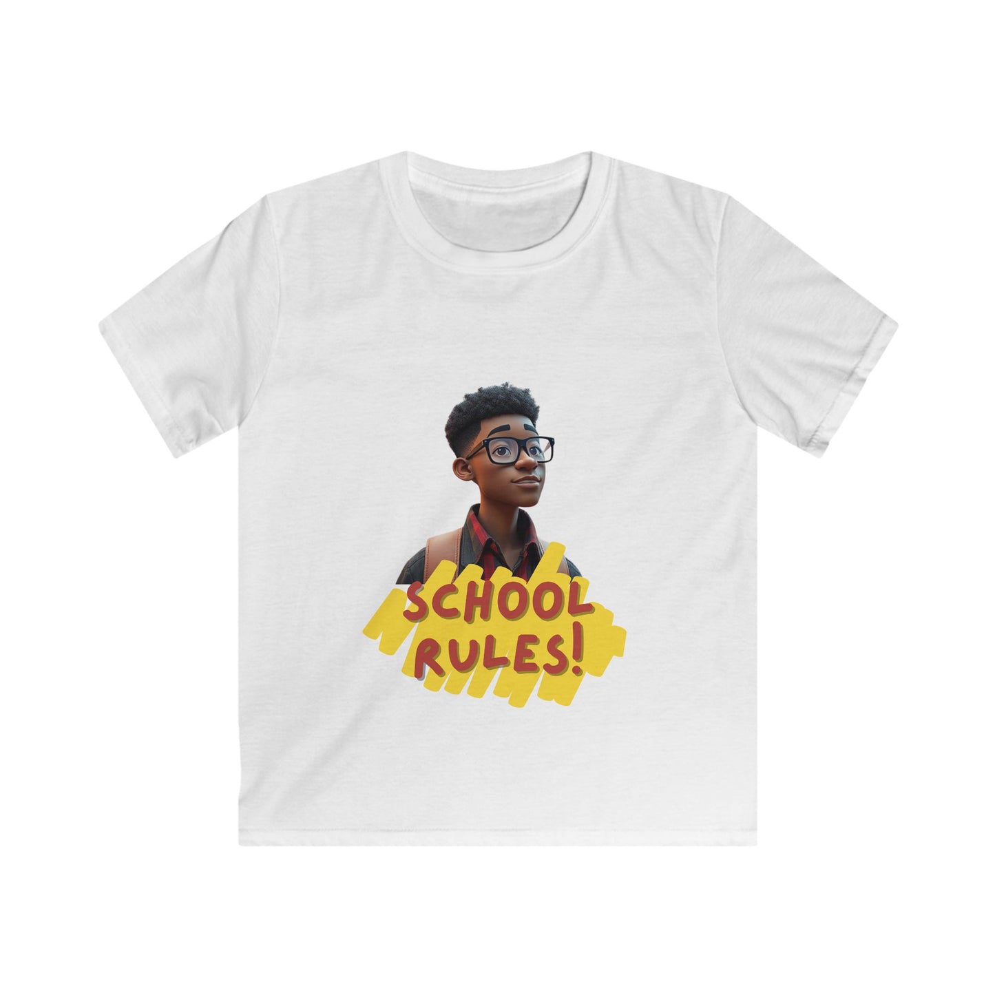 Cool Kids School Rules Tee, Youth Summer Shirt, Back to School Outfit, Kids Graphic Tee, Fun T-Shirt for Boys and Girls