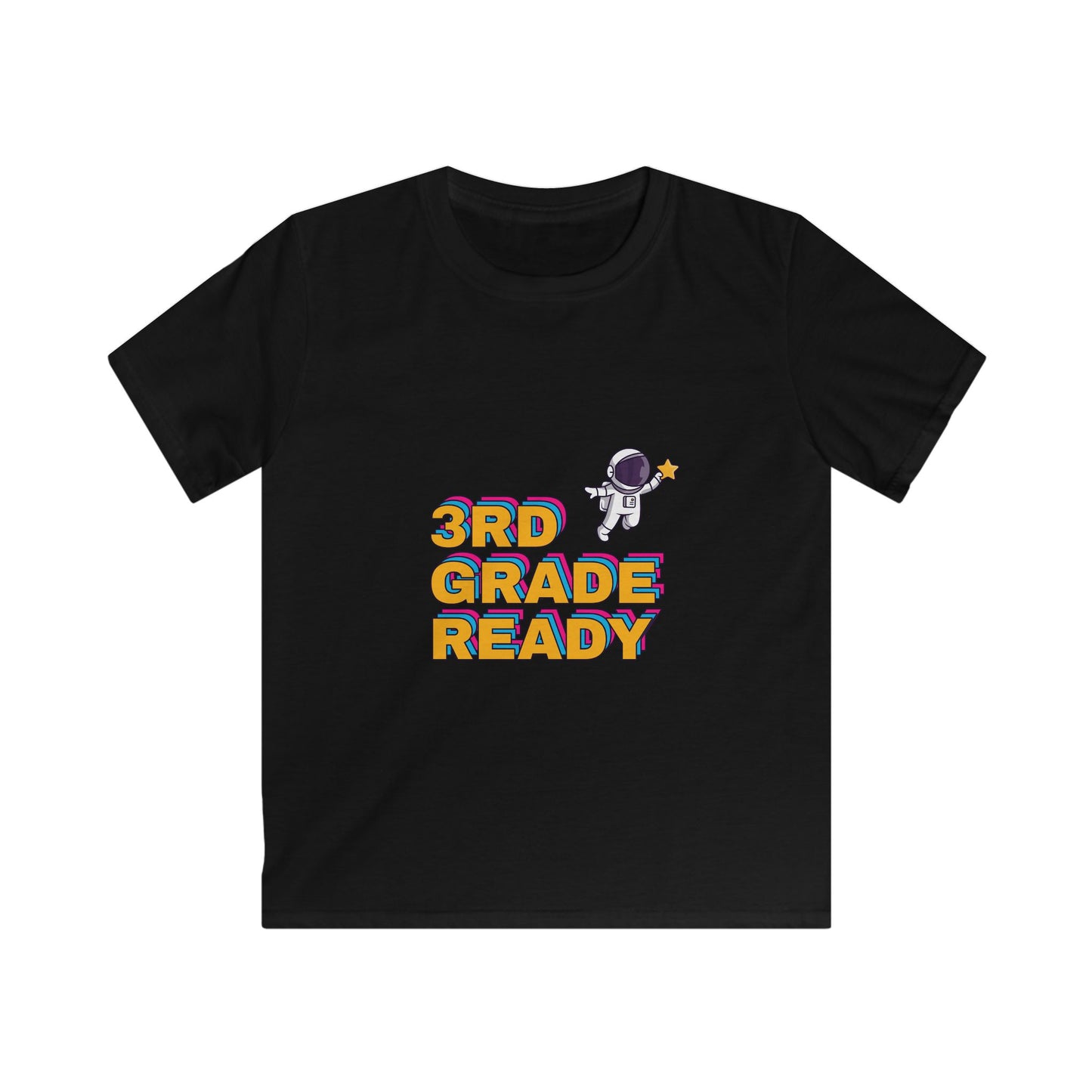 3rd Grade Ready Kids Tee, Kids T-Shirt for Back to School