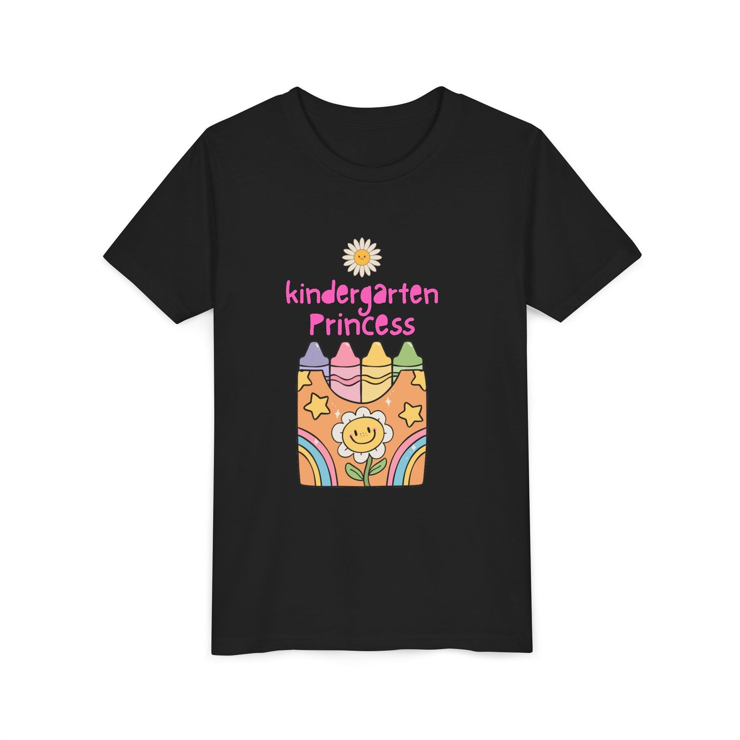 Kindergarten Princess Tee, Cute Youth T-Shirt, Back to School Outfit, Birthday Gift, Classroom Fun