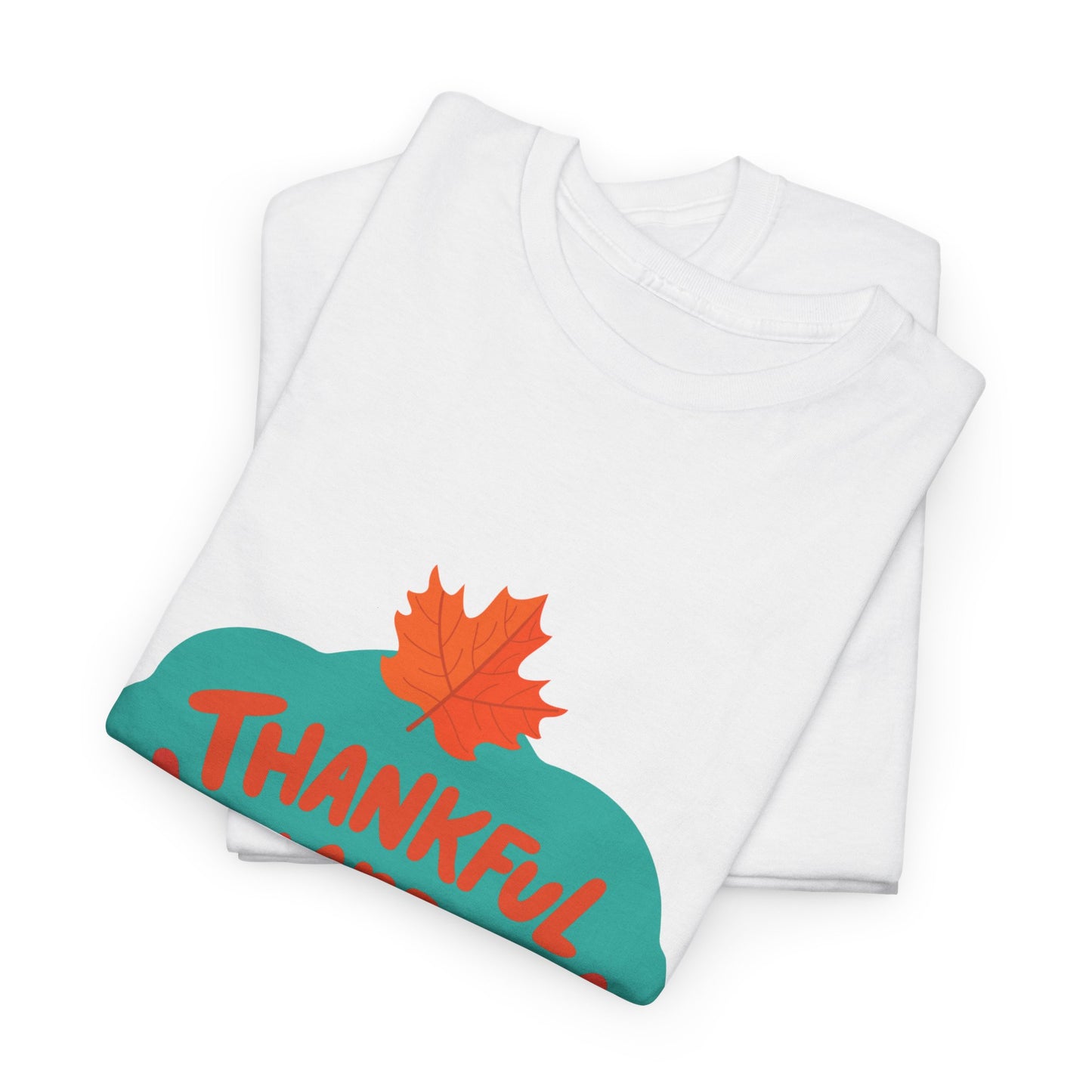 Thankful and Blessed Tee | Unisex Heavy Cotton Tee for Thanksgiving, Casual Wear, Family Gatherings, Gift Idea, Fall Celebration