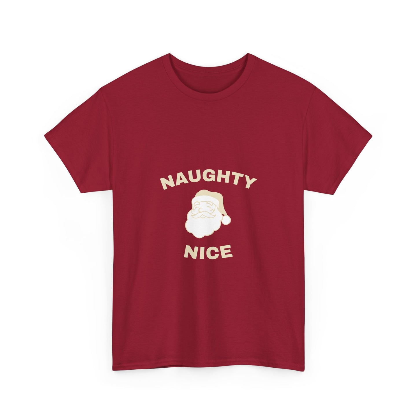 Naughty or Nice Holiday Tee | Unisex Cotton T-Shirt, Christmas Gift, Humor Top, Festive Apparel, Winter Wardrobe