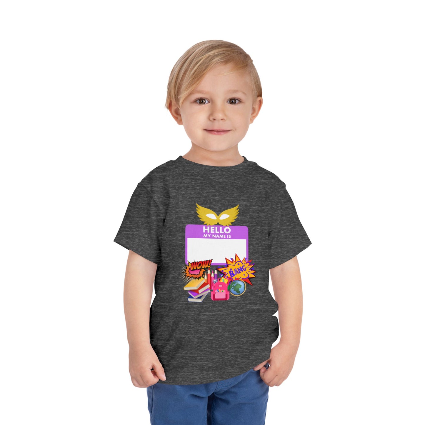 Personalized Back to School Tee, Cute Kids T-Shirt, Personalized Toddler Outfit, Birthday Gift, Playful Short Sleeve Shirt
