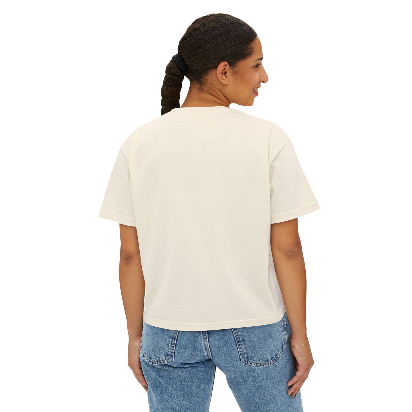 Happy Vibes Cropped Tee