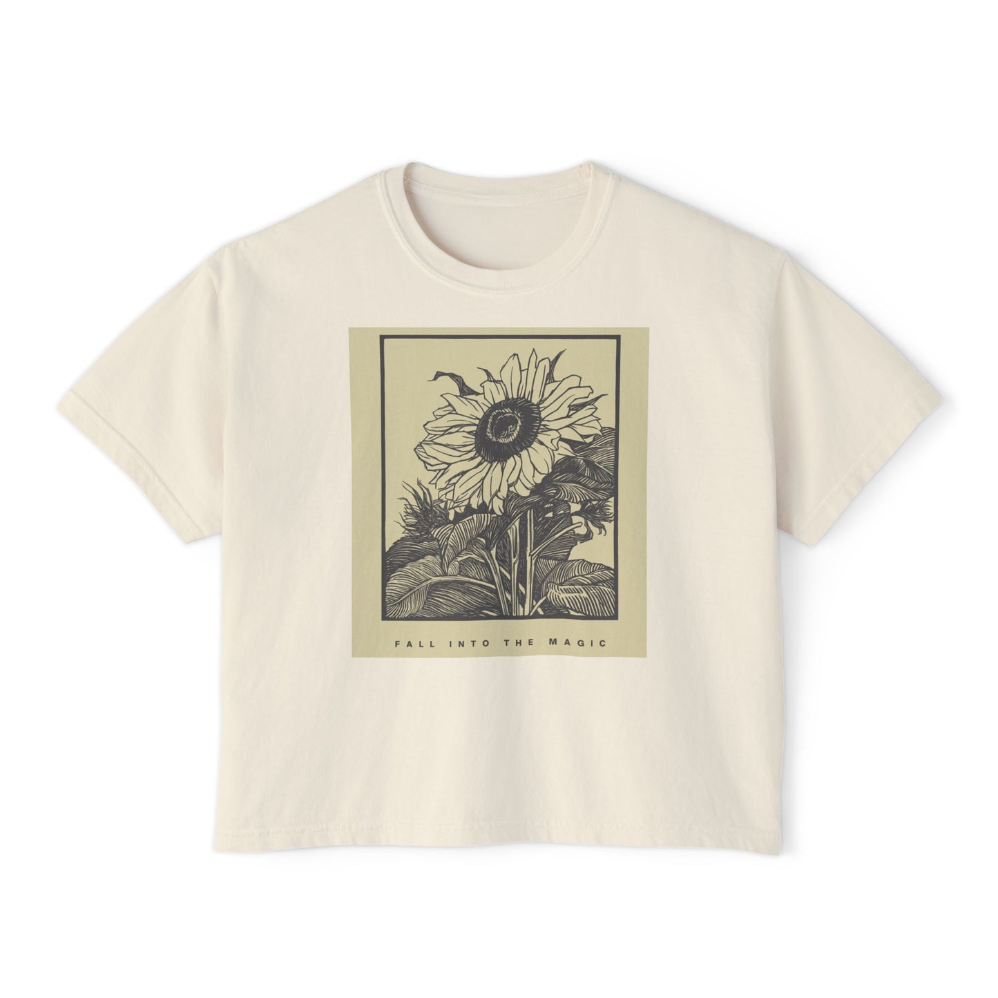 Sunflower Cropped Tee