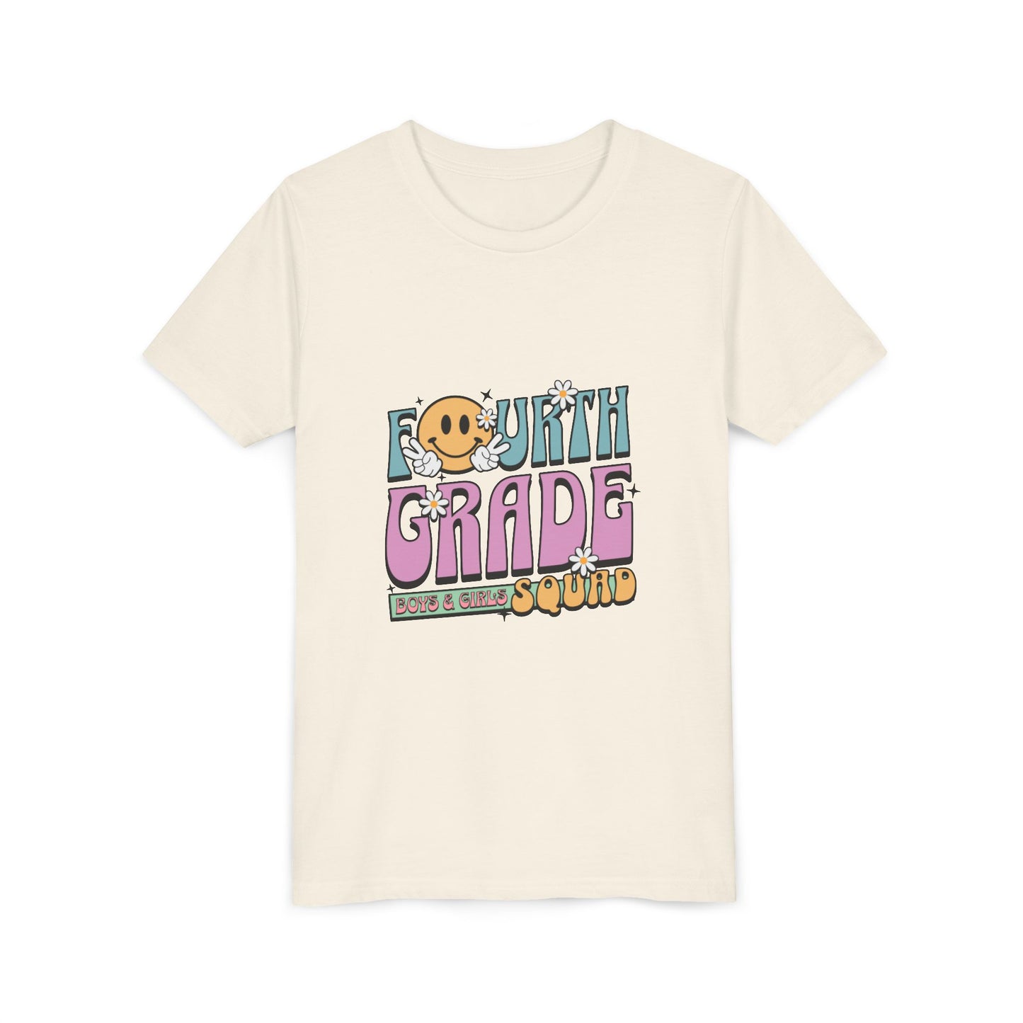 Fourth Grade Smiley Youth Tee, Back to School Shirt, Kids Graphic T-Shirt, Summer Chill Apparel, Cute Fourth Grade Gift, Fun Childrens [...]