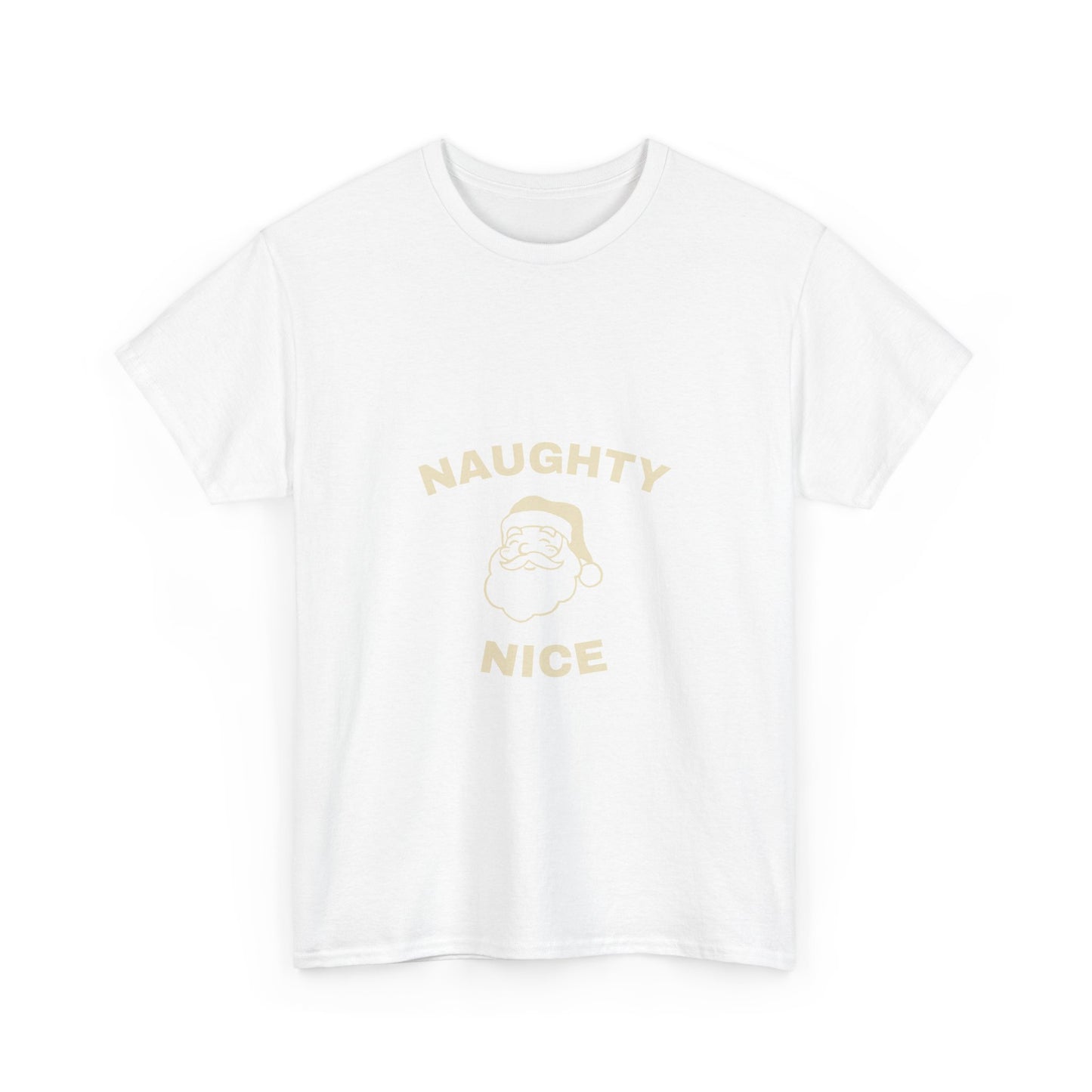 Naughty or Nice Holiday Tee | Unisex Cotton T-Shirt, Christmas Gift, Humor Top, Festive Apparel, Winter Wardrobe