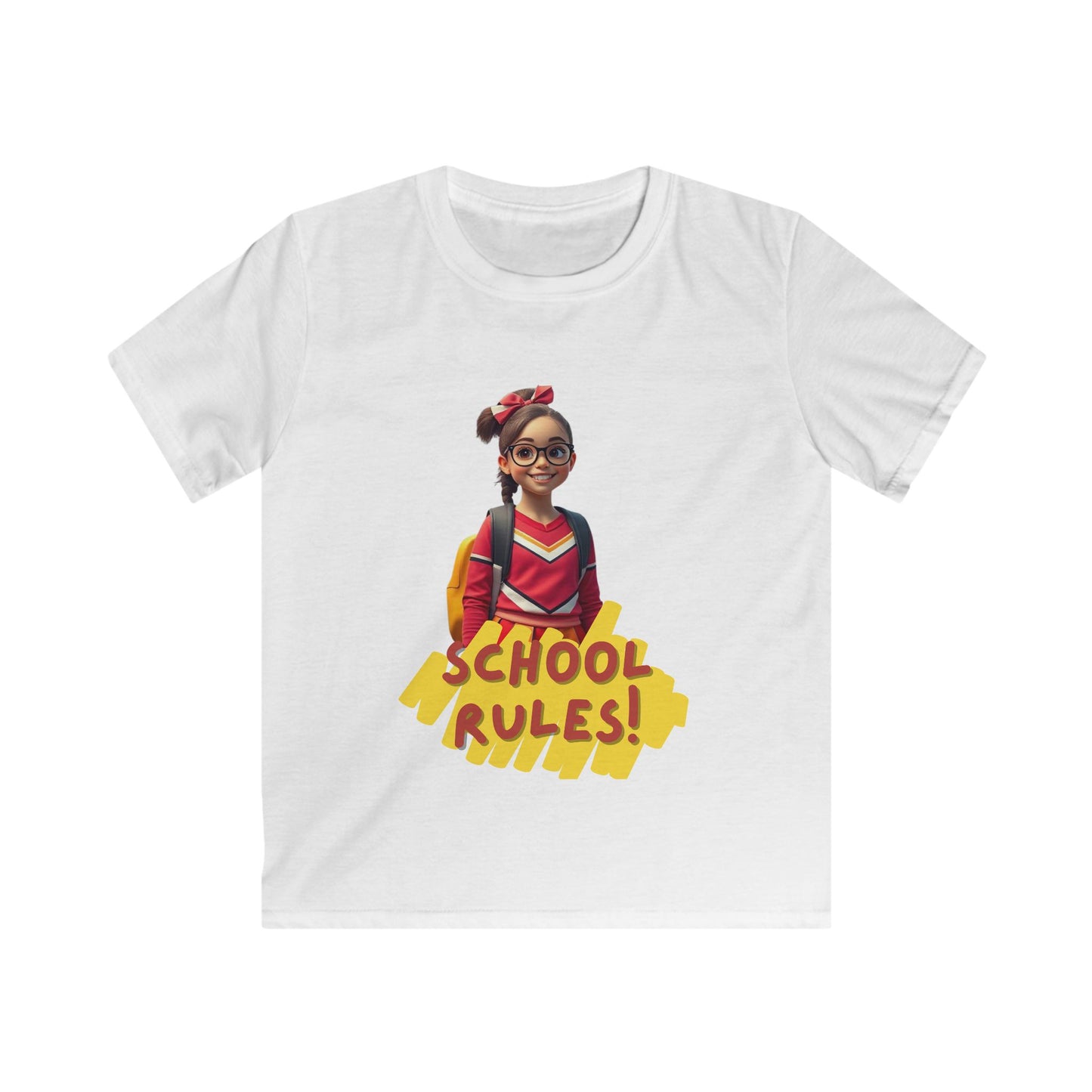 Kids Motivational Tee, School Rules Shirt, Fun Kids T-Shirt, Back to School Outfit, Educational Gift Idea, Children's Apparel