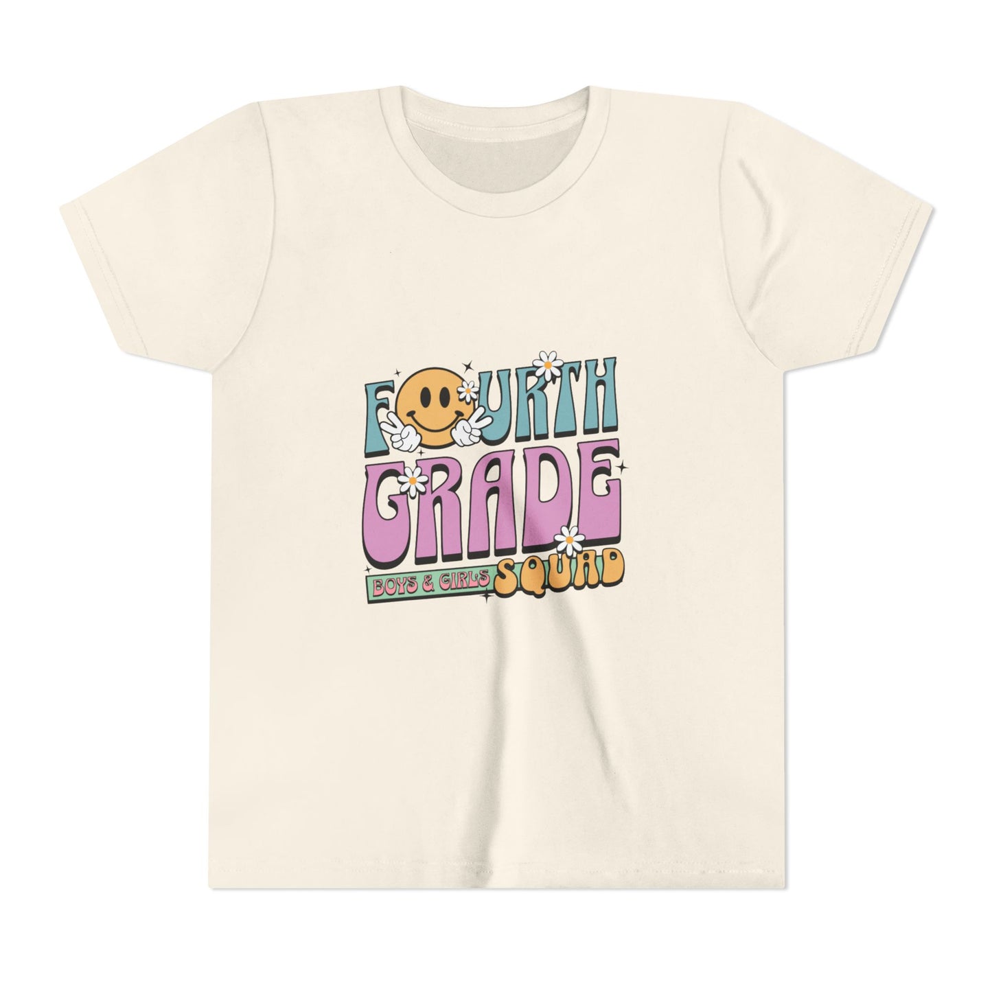 Fourth Grade Smiley Youth Tee, Back to School Shirt, Kids Graphic T-Shirt, Summer Chill Apparel, Cute Fourth Grade Gift, Fun Childrens [...]