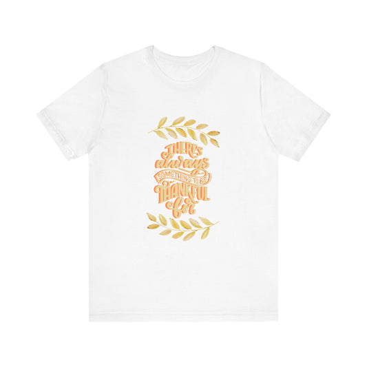Grateful Spirit Tee, Unisex Jersey T-Shirt for Thankfulness, Perfect for Casual Wear, Gifts, and Thanksgiving Celebrations