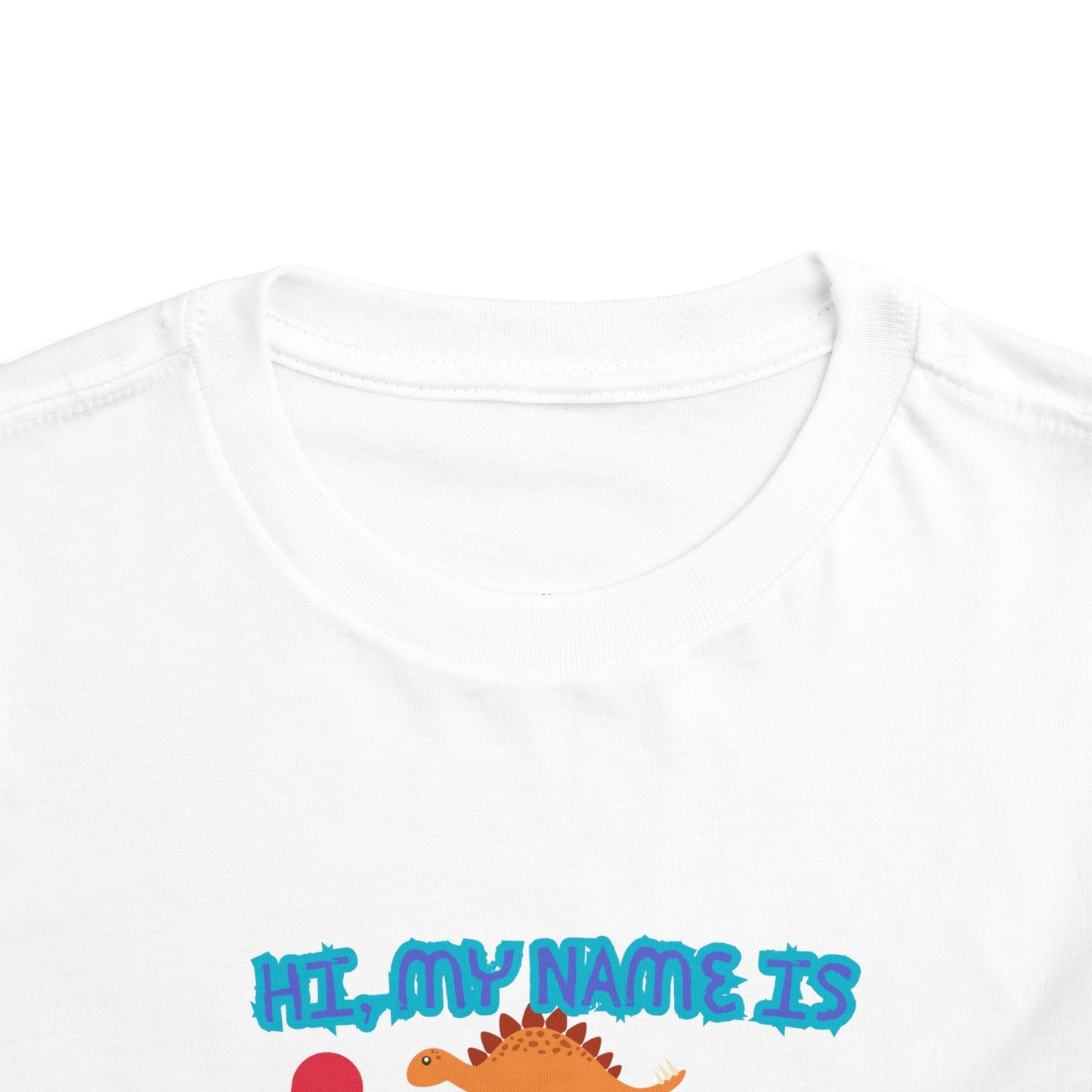 Dinosaur Back to School Toddler Tee, Kids Name Shirt, Birthday Gift, Toddler T-Shirt, Cute Dino Apparel
