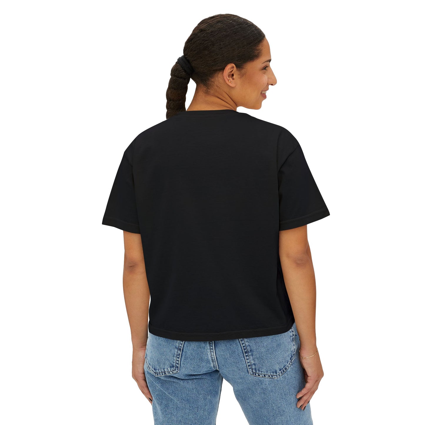 Happy Vibes Cropped Tee
