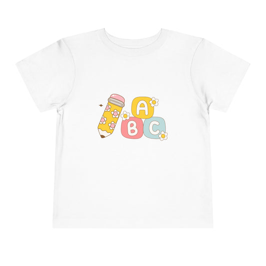 Colorful Toddler Tee with ABC Blocks and Pencil Design, Kids T-Shirt, Cute Baby Shirt, Educational Apparel, Gift for Toddlers, Back to [...]