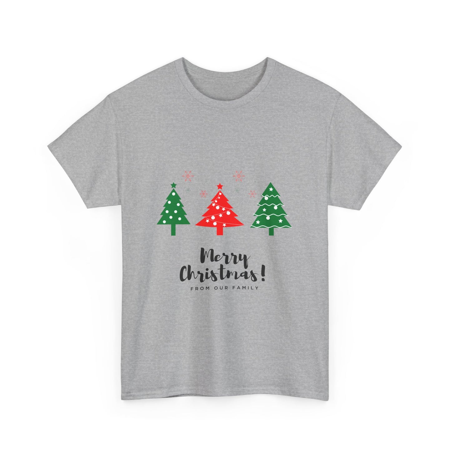 Merry Christmas Unisex Cotton Tee, Holiday Shirt, Christmas Gift, Festive Apparel, Winter Wear, Family Reunion Shirt