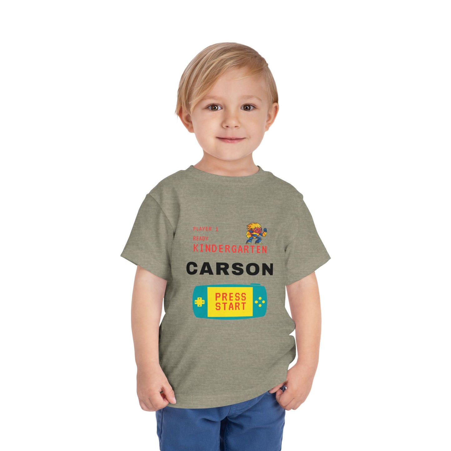 Toddler Gamer Tee, Fun Pre-K Shirt, Playful Toddler Apparel, Kids Game Day Top, Birthday Gift for Little Gamers