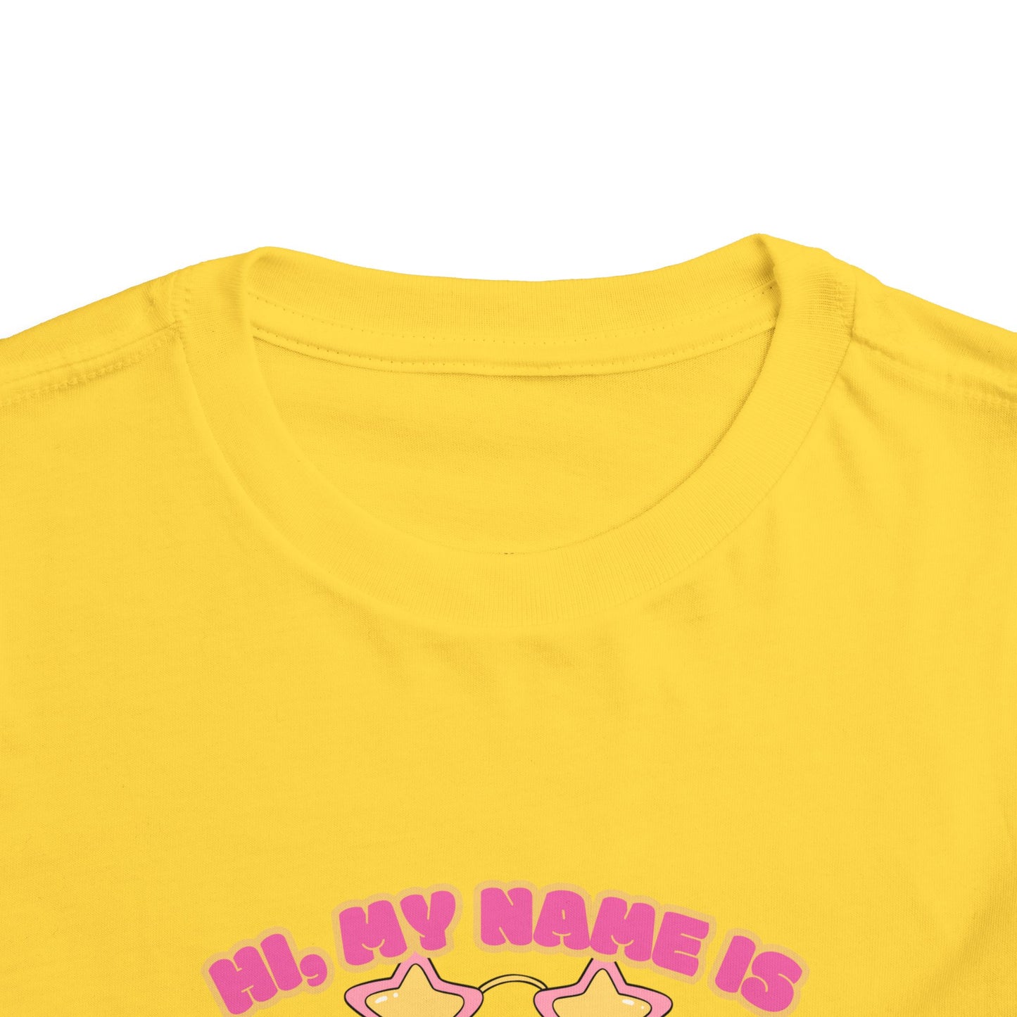 Back to School 'Hi, My Name Is' Design, Personalized Kids Shirt, Summer Playwear, Birthday Gift, Cute Toddler Outfit