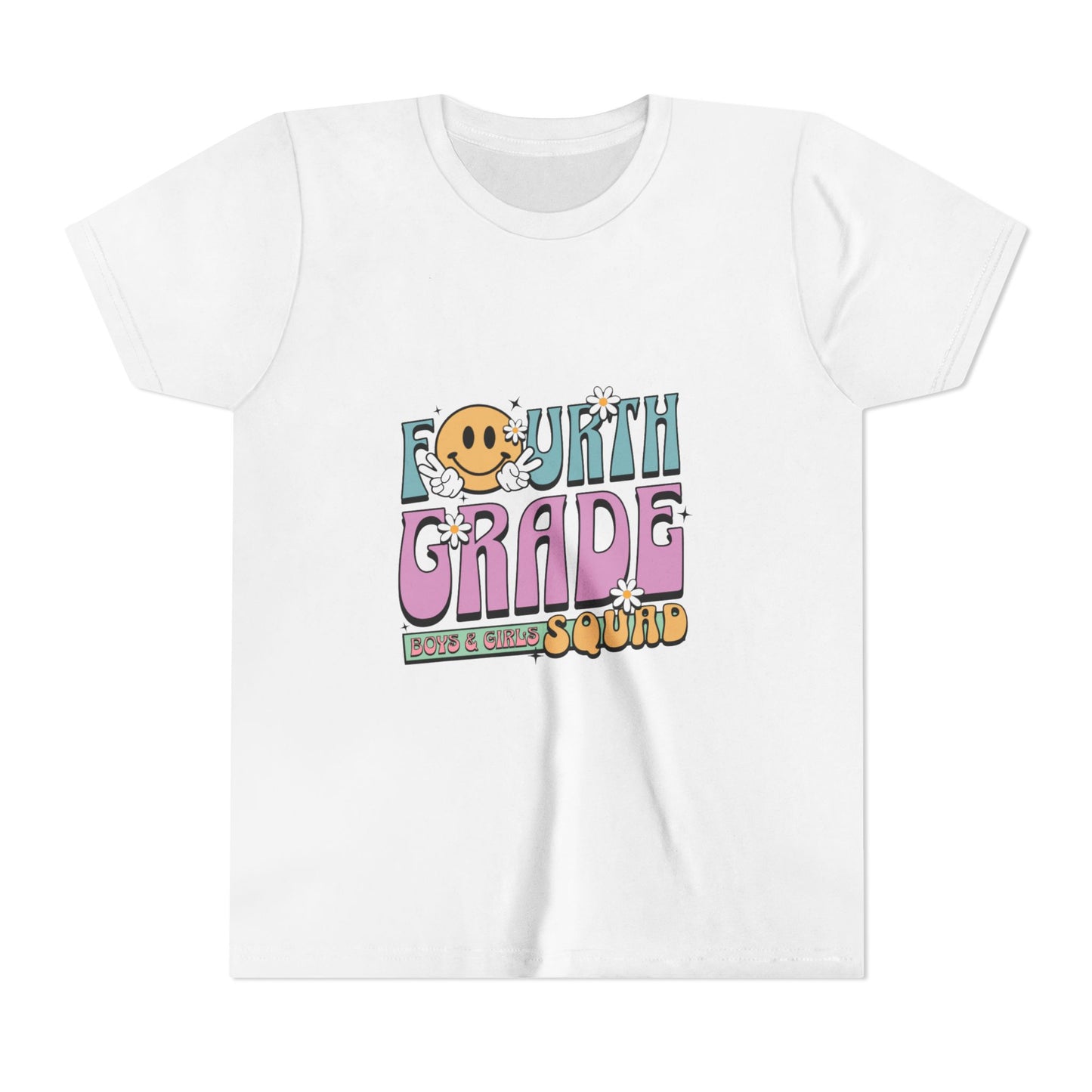 Fourth Grade Smiley Youth Tee, Back to School Shirt, Kids Graphic T-Shirt, Summer Chill Apparel, Cute Fourth Grade Gift, Fun Childrens [...]