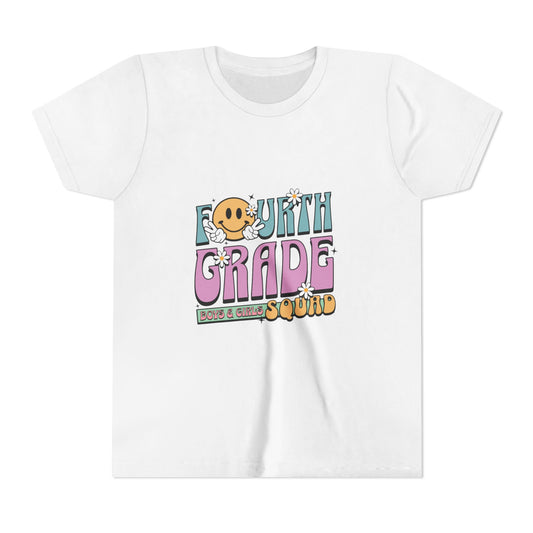 Fourth Grade Smiley Youth Tee, Back to School Shirt, Kids Graphic T-Shirt, Summer Chill Apparel, Cute Fourth Grade Gift, Fun Childrens [...]