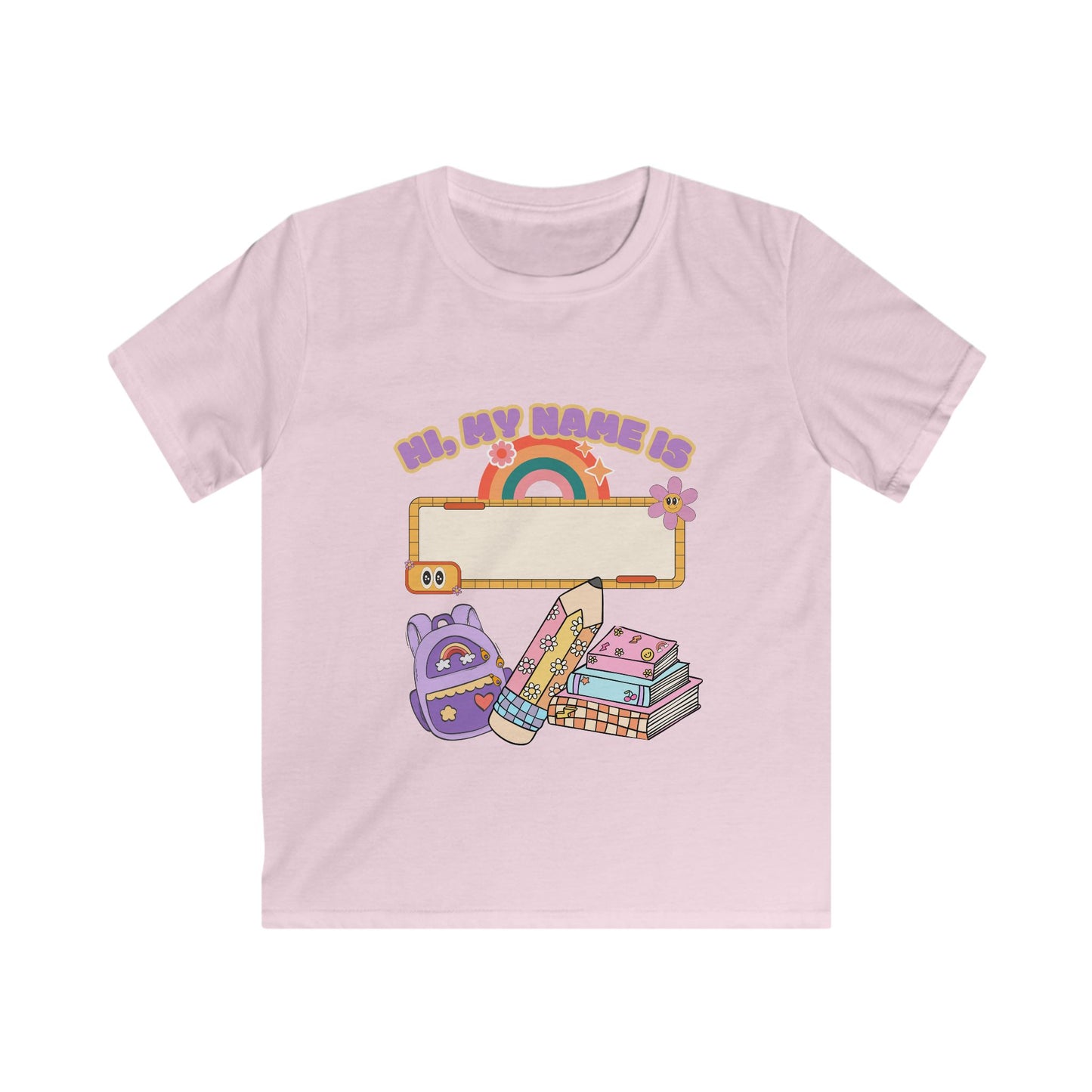 Custom Back to School Tee, Fun Kids T-Shirt, Back to School Outfit, Cute Graphic Tee, Personalized Name Shirt, Children's Gift Idea