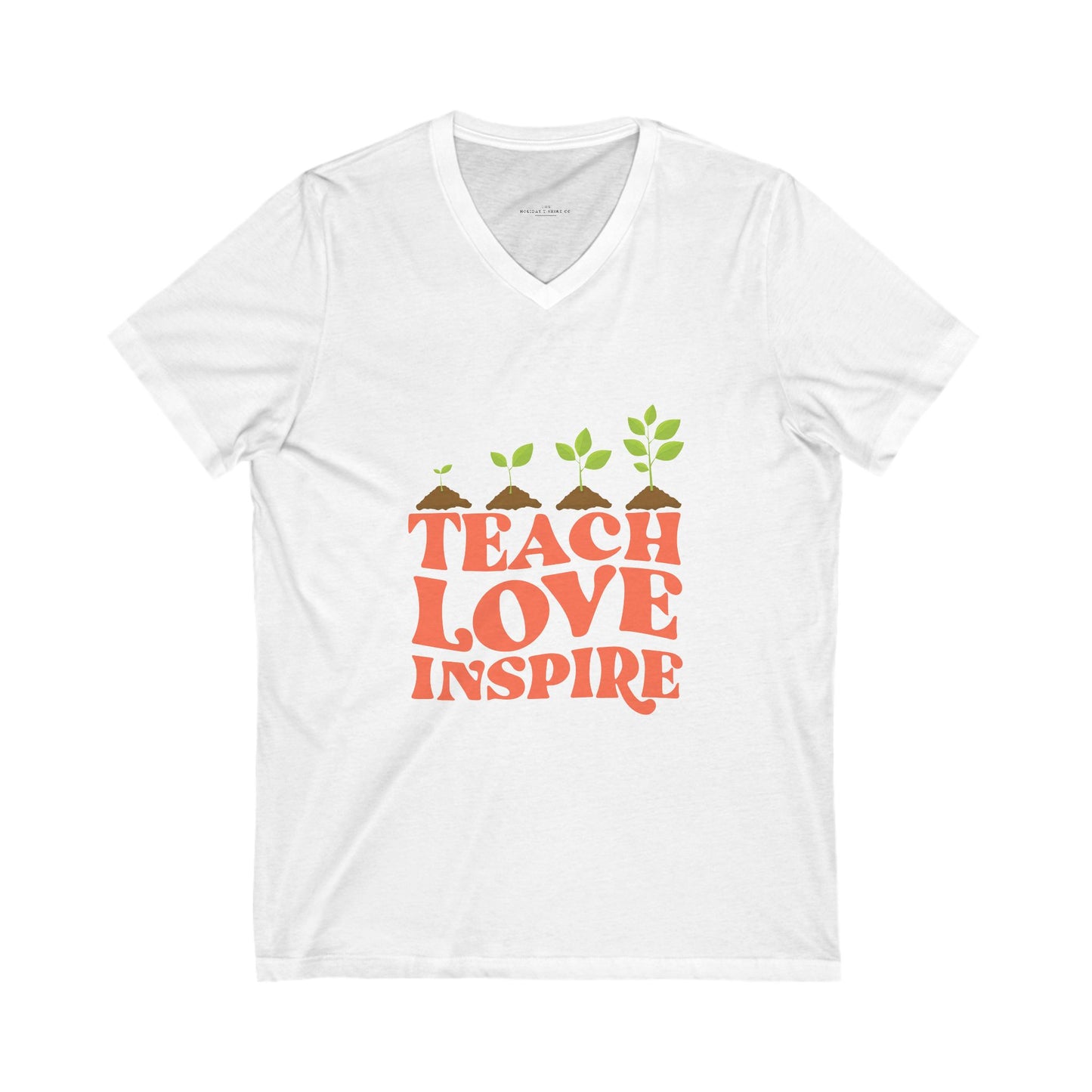 Teachers Short Sleeve V-Neck Tee