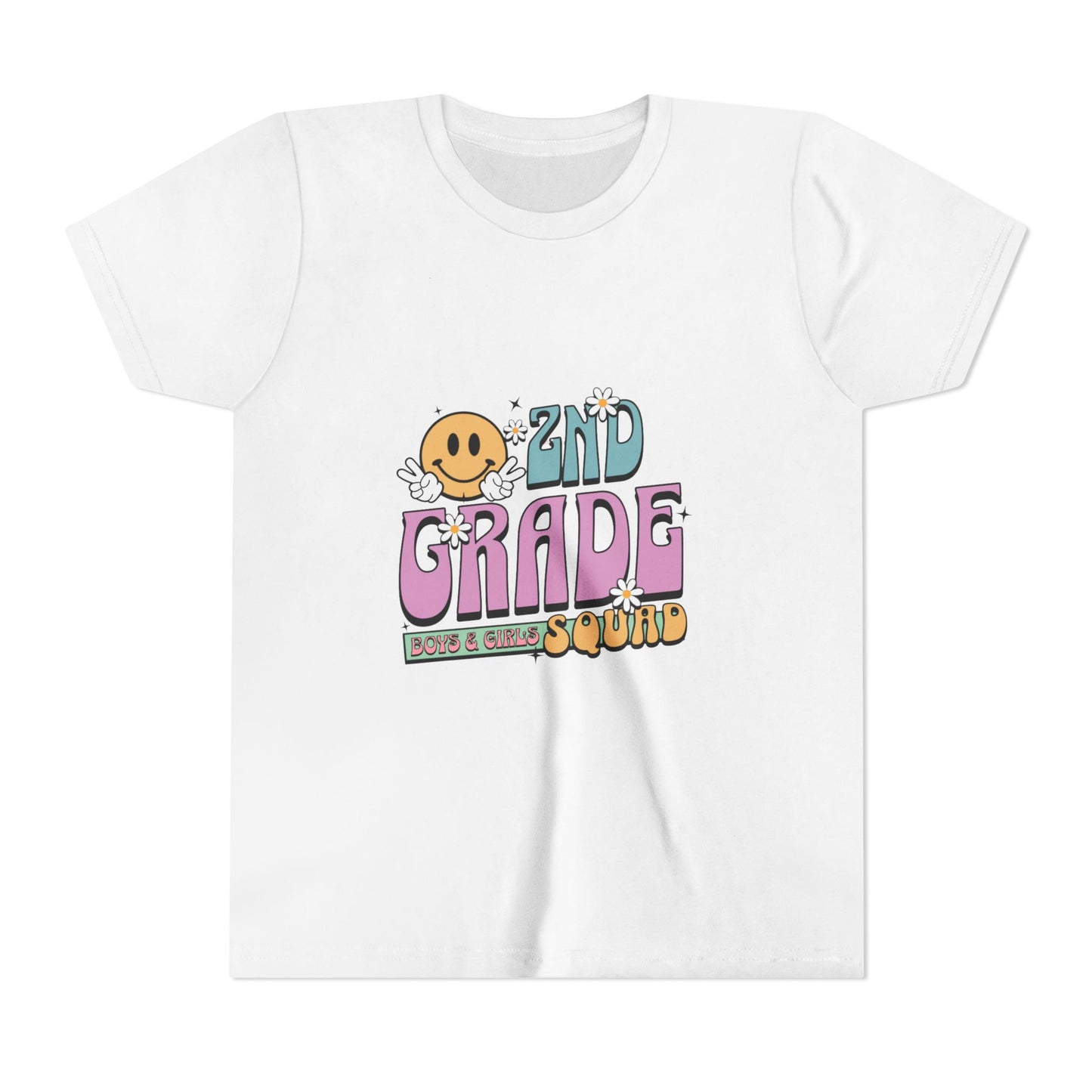 2nd Grade Youth Tee, Fun Kids Shirt, Back to School Outfit, Gift for Students, Birthday Gift, Teacher Appreciation