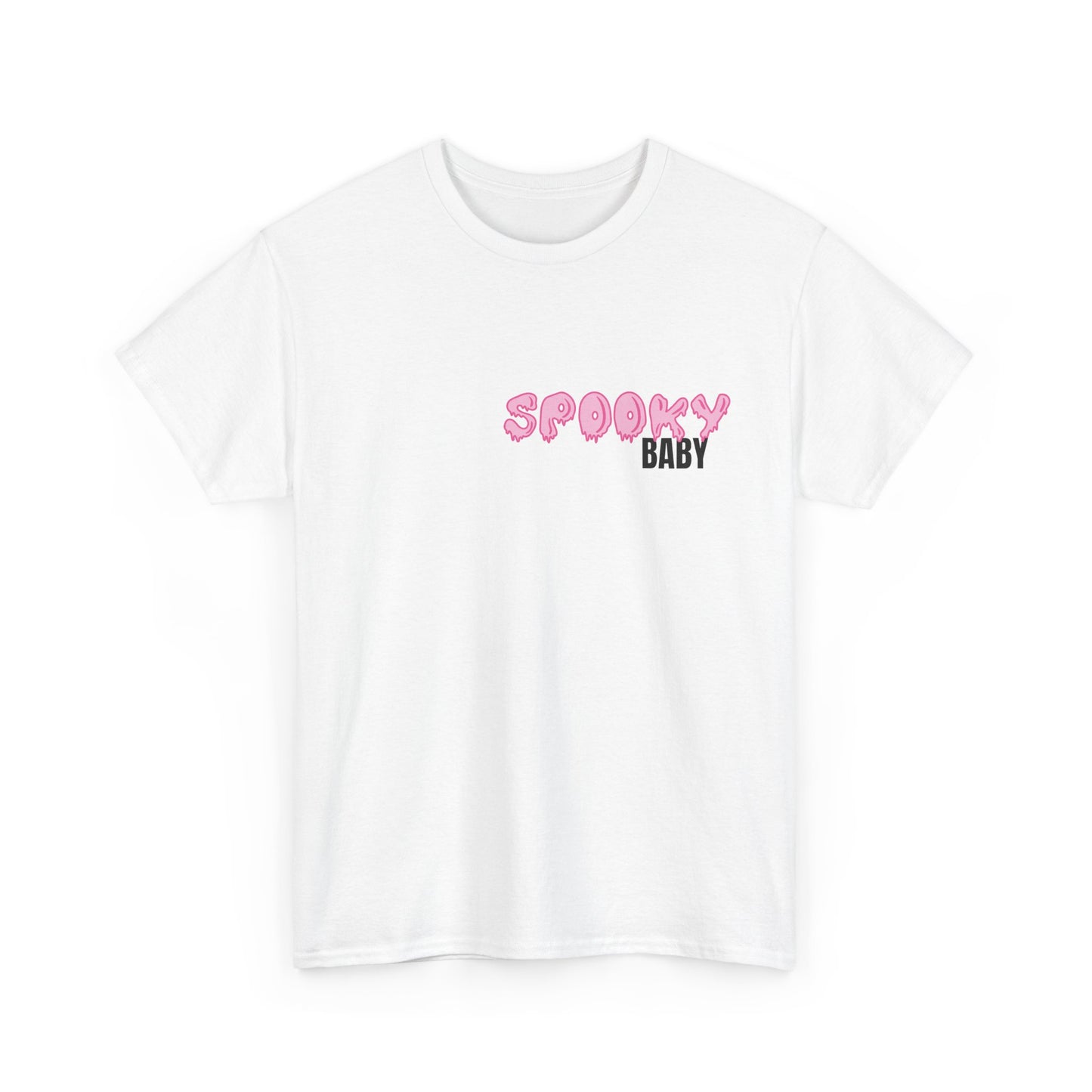 Spooky Baby Unisex Heavy Cotton Tee, Halloween Shirt, Graphic Tee, Cozy Wear, Fall Fashion, Cute Gift Idea