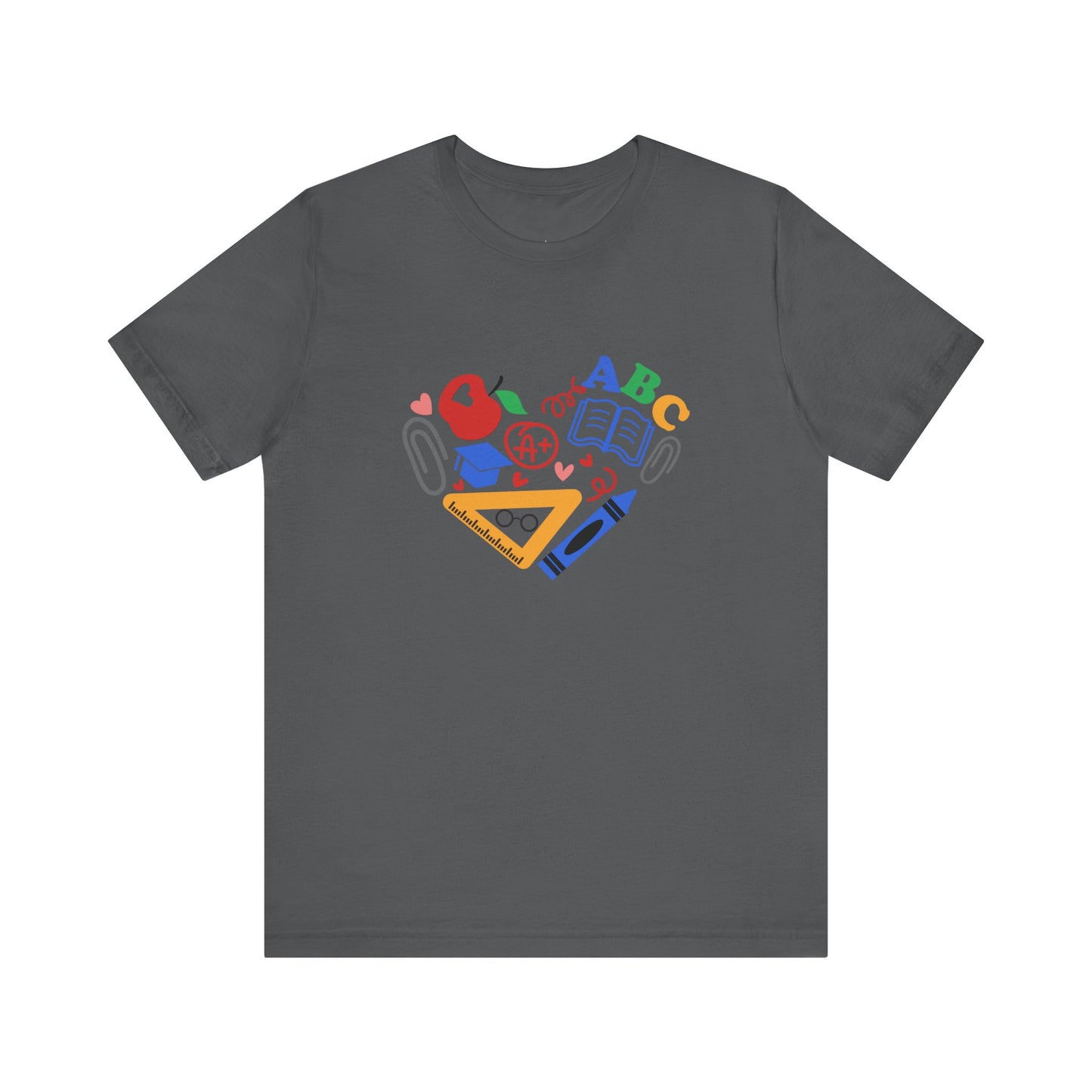 Back to School Heart Tee